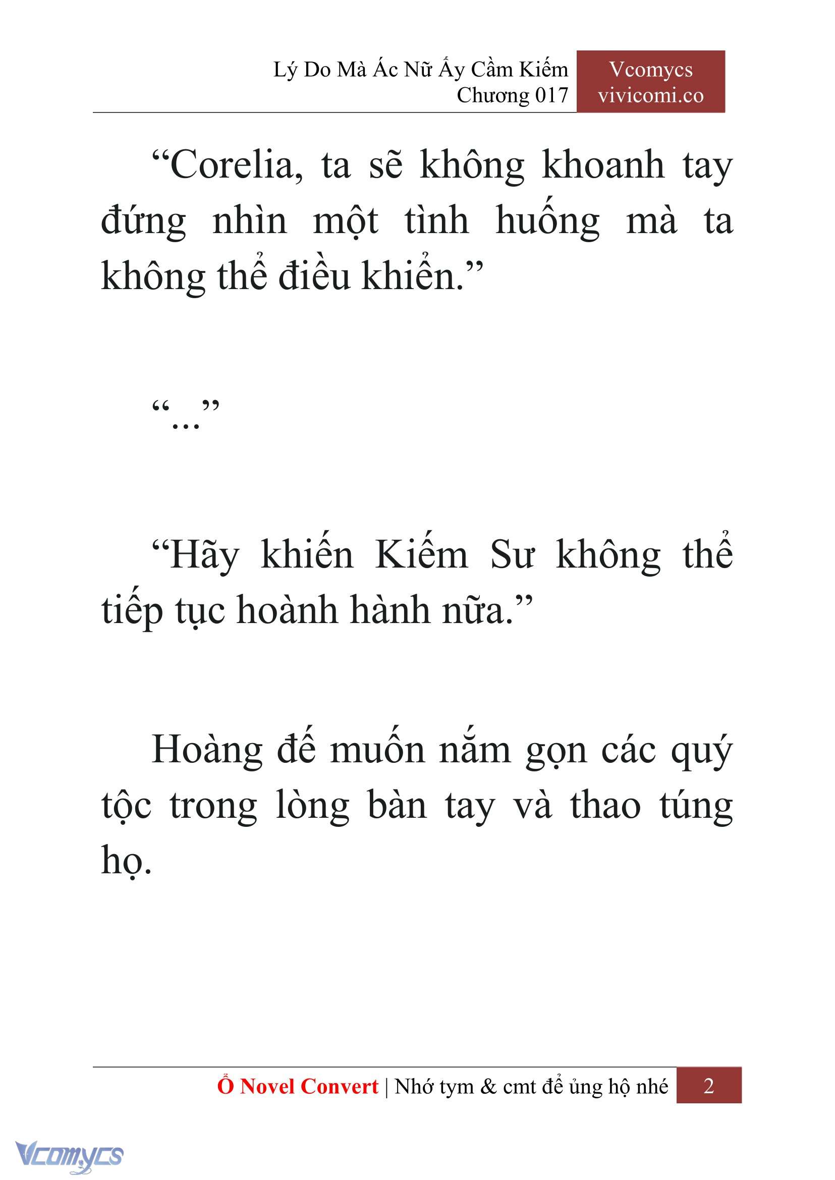 [Novel] Lý Do Mà Ác Nữ Ấy Cầm Kiếm Chapter 17 - Trang 5