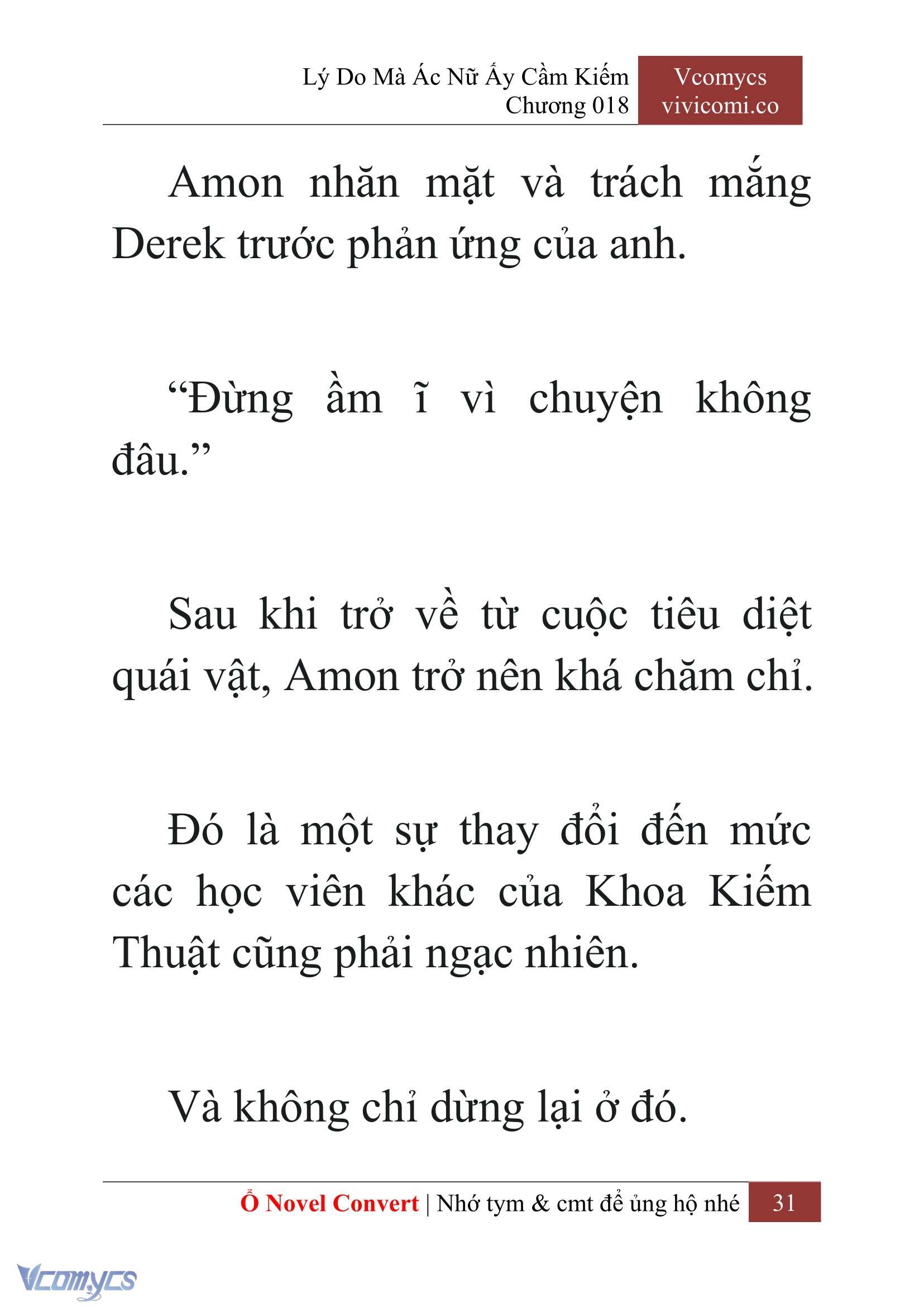 [Novel] Lý Do Mà Ác Nữ Ấy Cầm Kiếm Chapter 18 - Trang 34