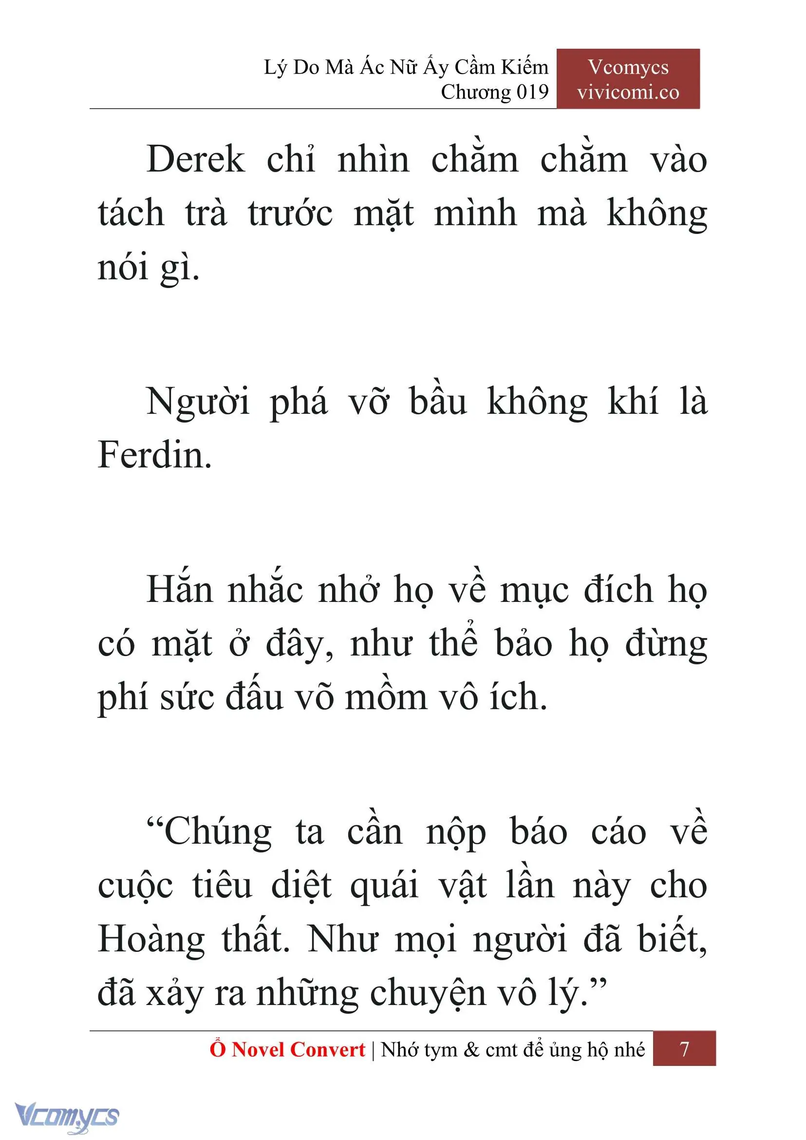 [Novel] Lý Do Mà Ác Nữ Ấy Cầm Kiếm Chapter 19 - Trang 9