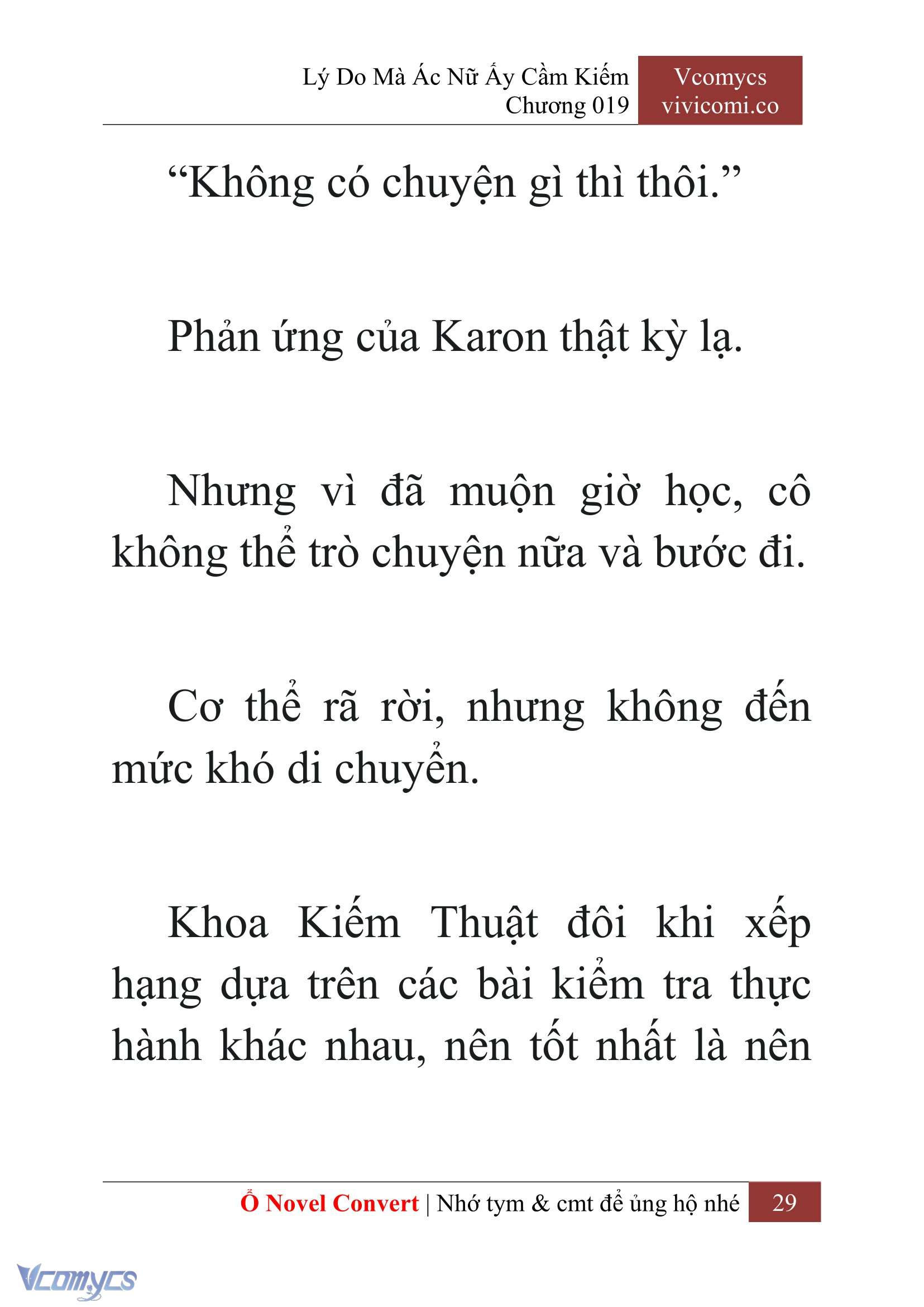 [Novel] Lý Do Mà Ác Nữ Ấy Cầm Kiếm Chapter 19 - Trang 31