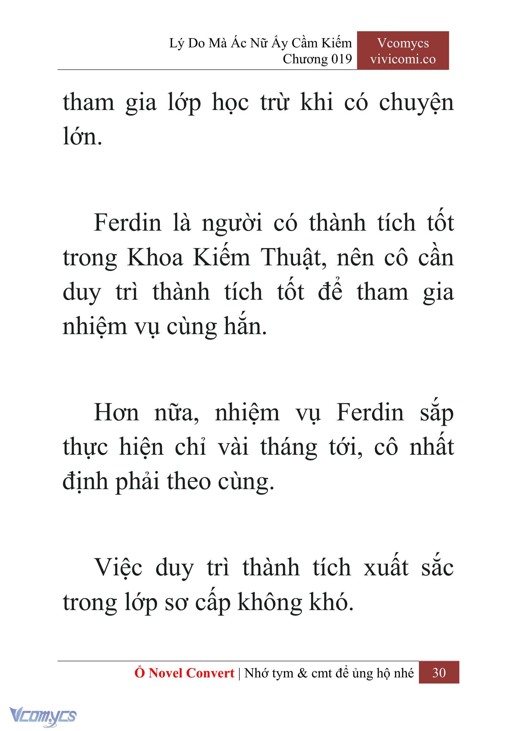 [Novel] Lý Do Mà Ác Nữ Ấy Cầm Kiếm Chapter 19 - Trang 32