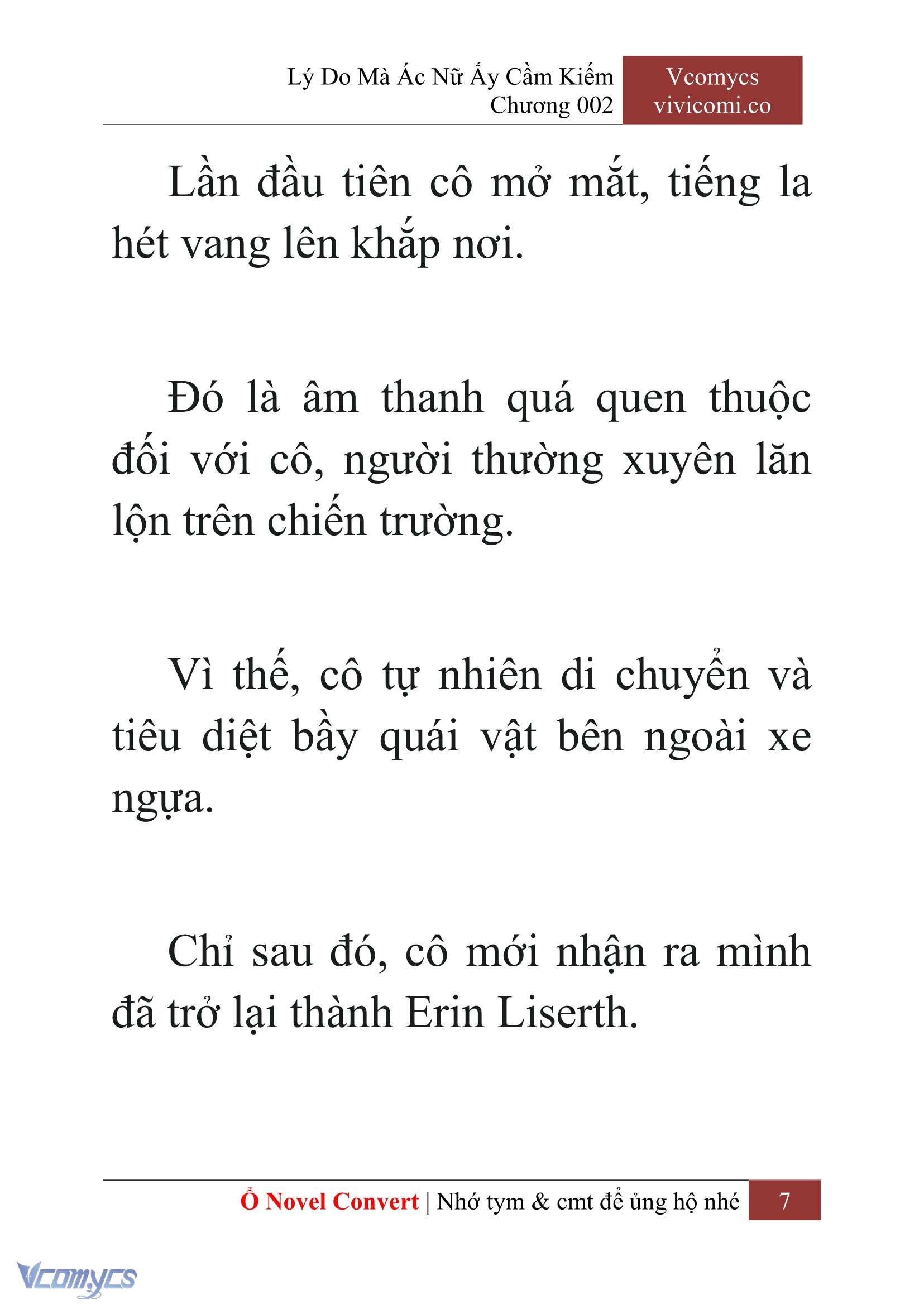 [Novel] Lý Do Mà Ác Nữ Ấy Cầm Kiếm Chapter 2 - Trang 10