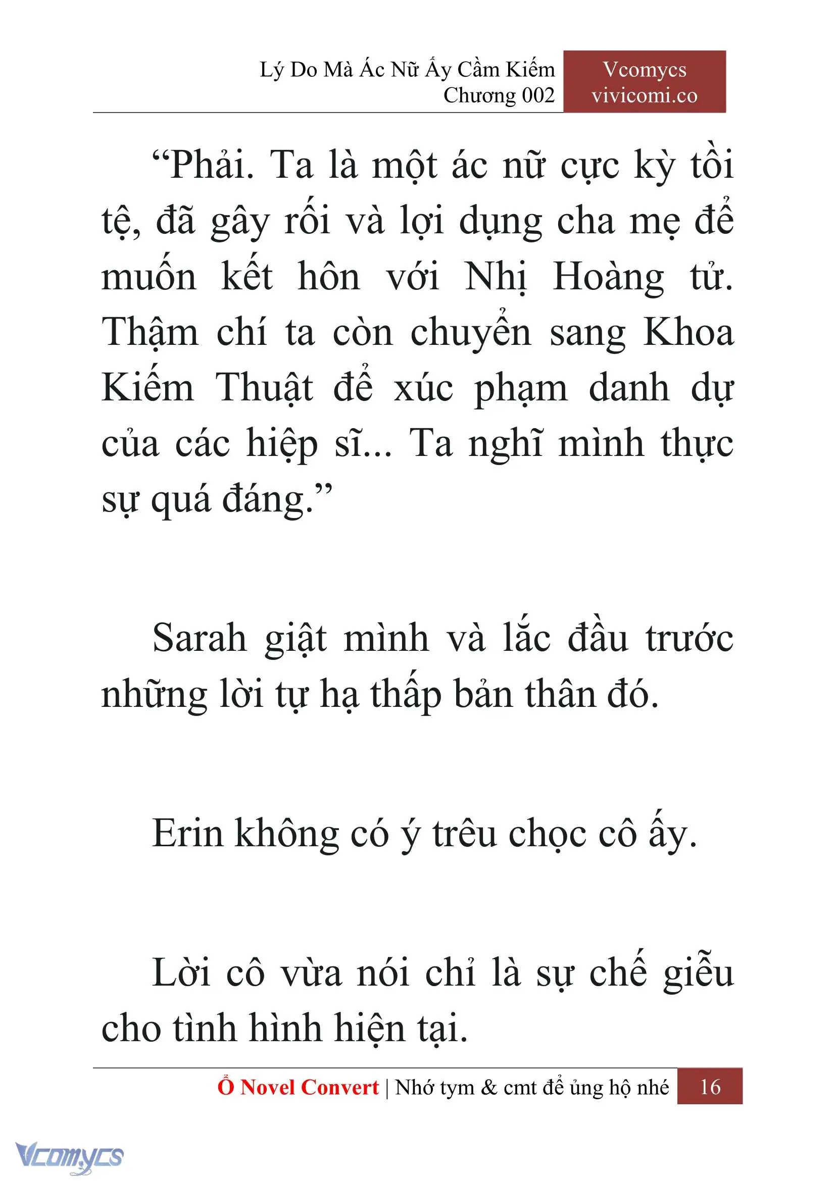 [Novel] Lý Do Mà Ác Nữ Ấy Cầm Kiếm Chapter 2 - Trang 19