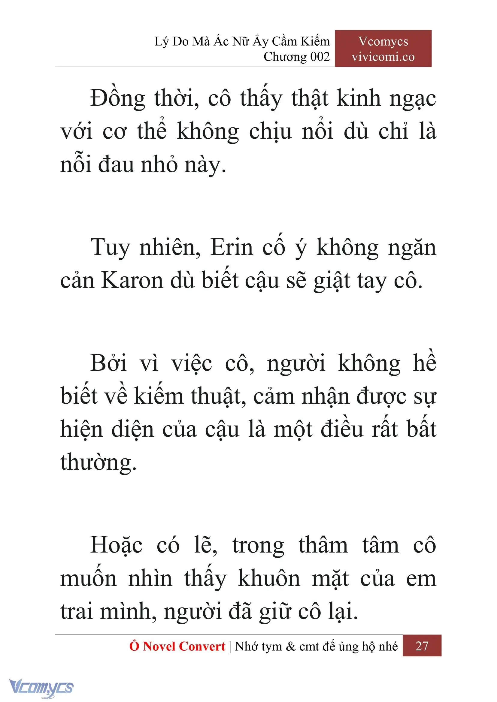 [Novel] Lý Do Mà Ác Nữ Ấy Cầm Kiếm Chapter 2 - Trang 30