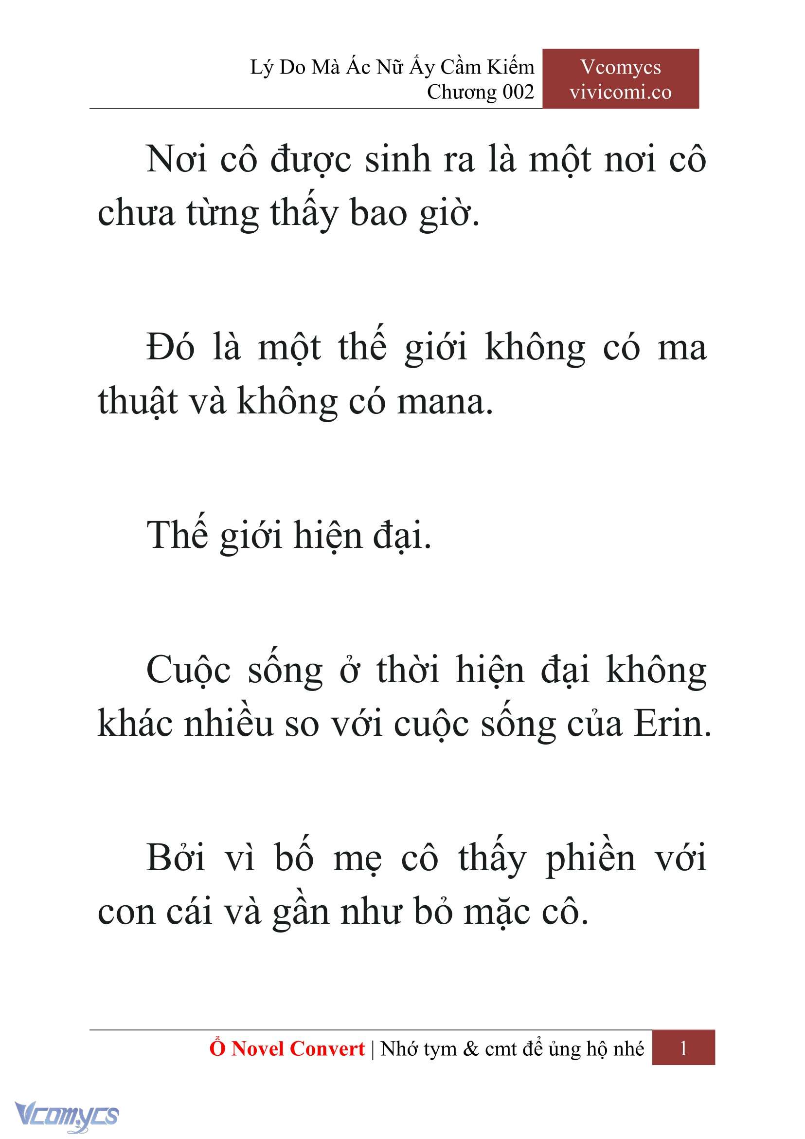 [Novel] Lý Do Mà Ác Nữ Ấy Cầm Kiếm Chapter 2 - Trang 4