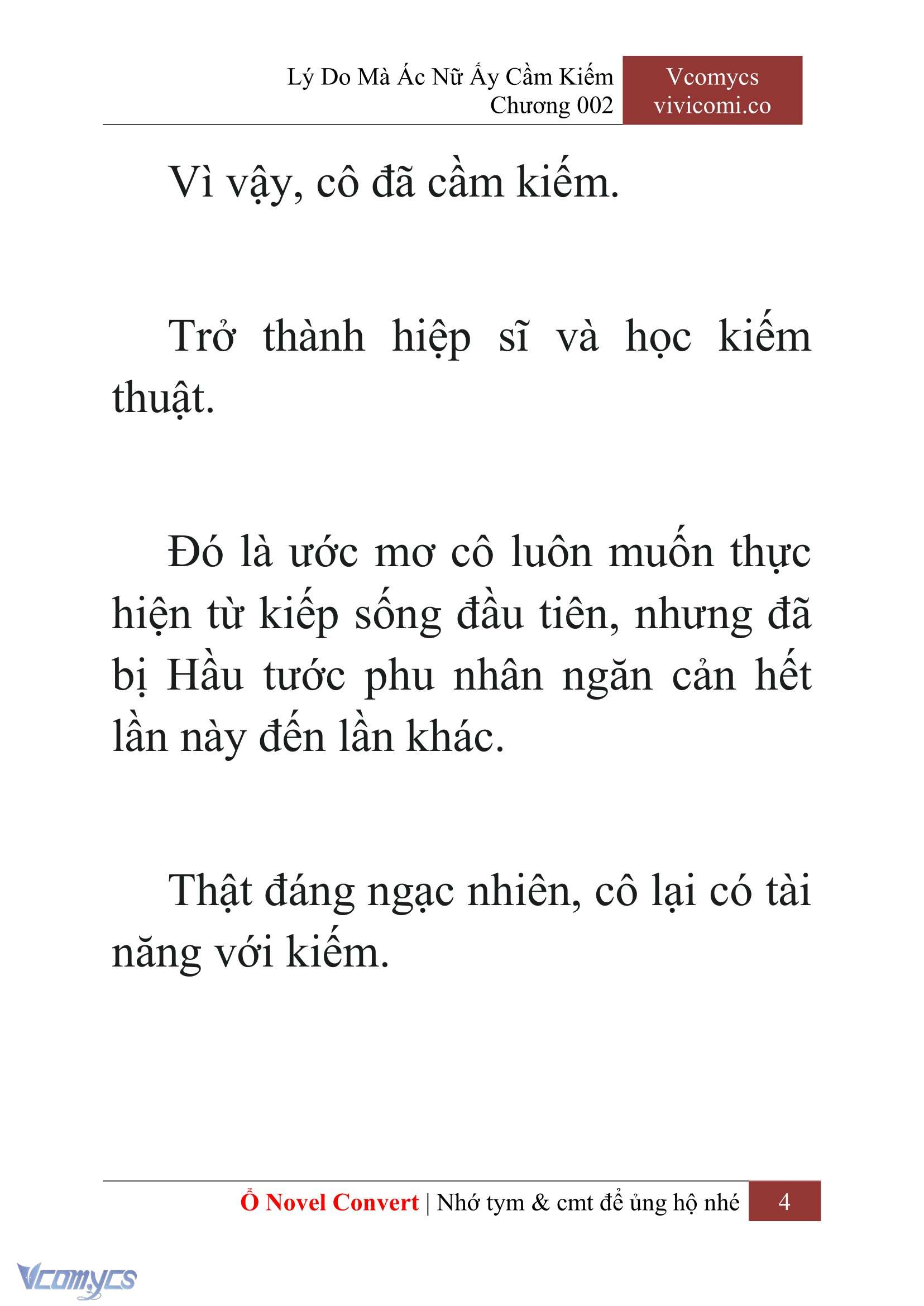 [Novel] Lý Do Mà Ác Nữ Ấy Cầm Kiếm Chapter 2 - Trang 7