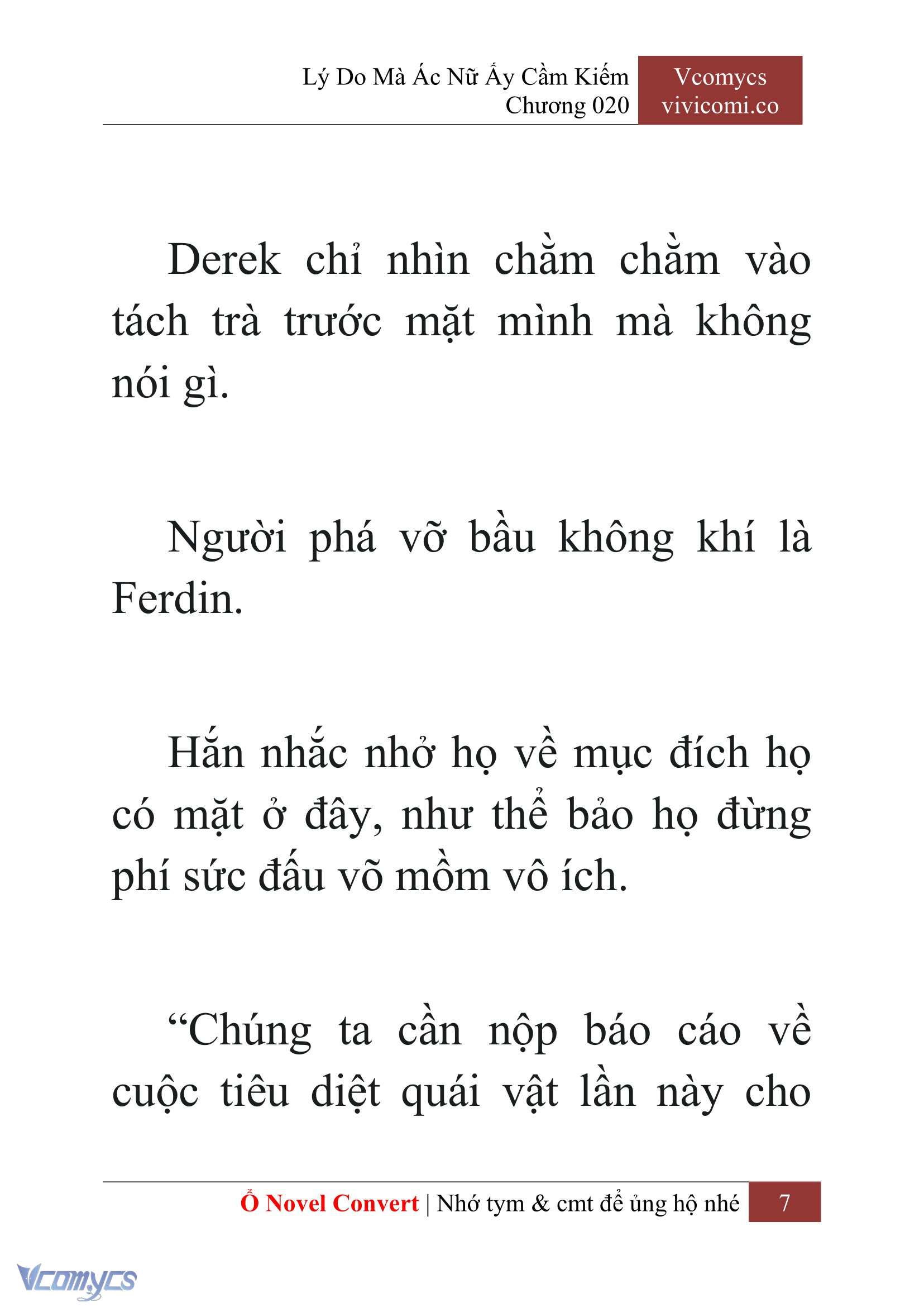 [Novel] Lý Do Mà Ác Nữ Ấy Cầm Kiếm Chapter 20 - Trang 10