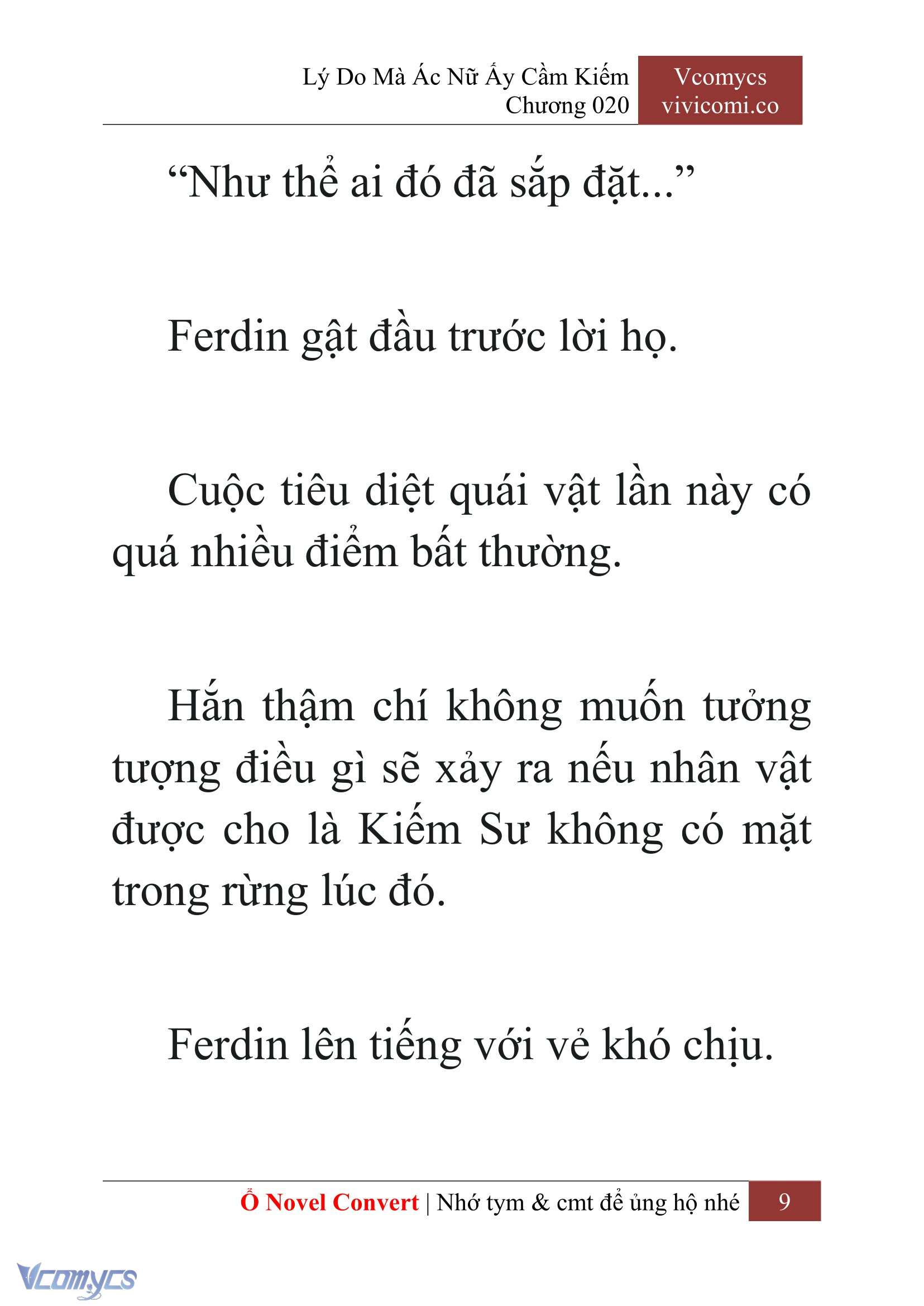 [Novel] Lý Do Mà Ác Nữ Ấy Cầm Kiếm Chapter 20 - Trang 12