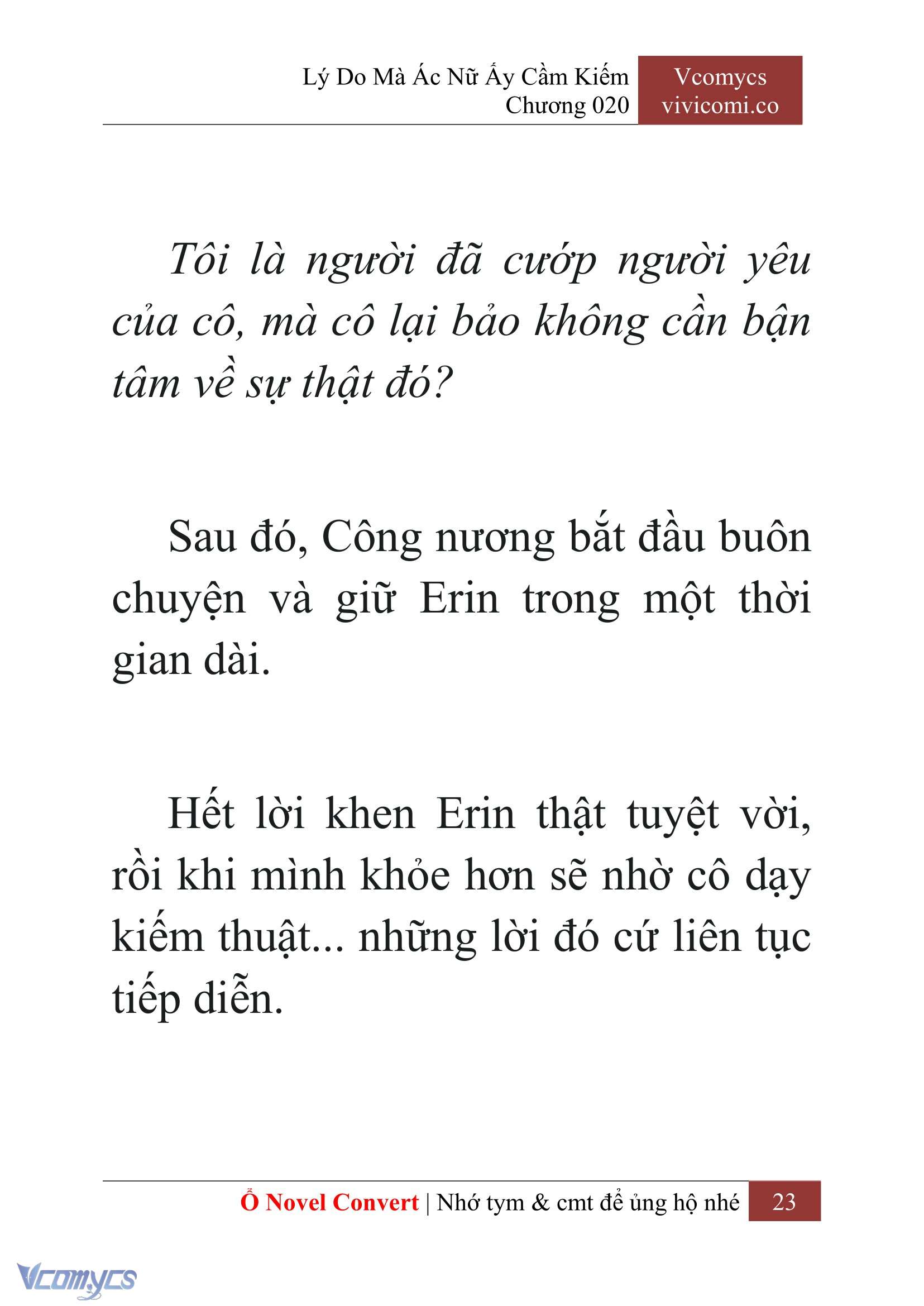 [Novel] Lý Do Mà Ác Nữ Ấy Cầm Kiếm Chapter 20 - Trang 26