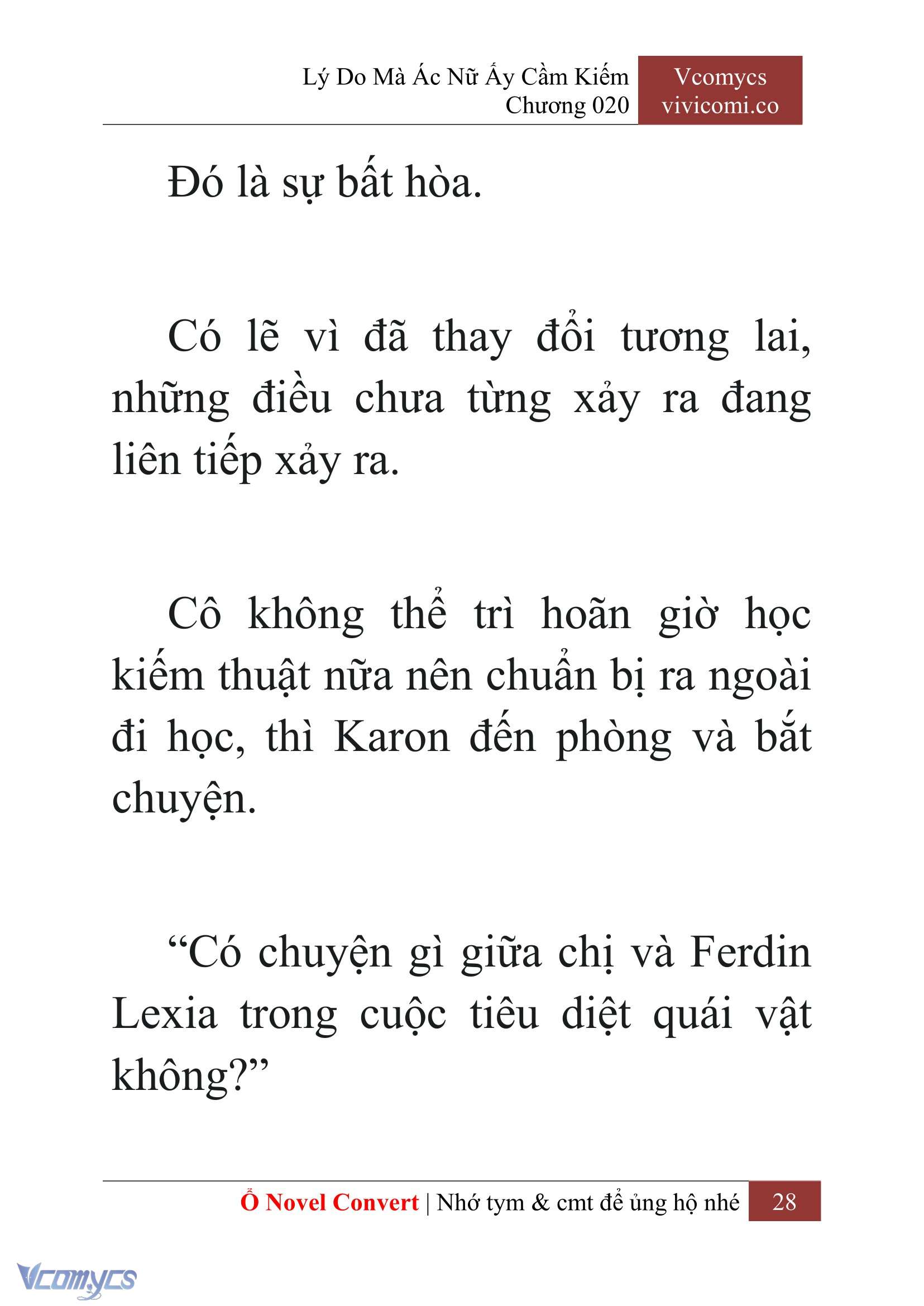 [Novel] Lý Do Mà Ác Nữ Ấy Cầm Kiếm Chapter 20 - Trang 31