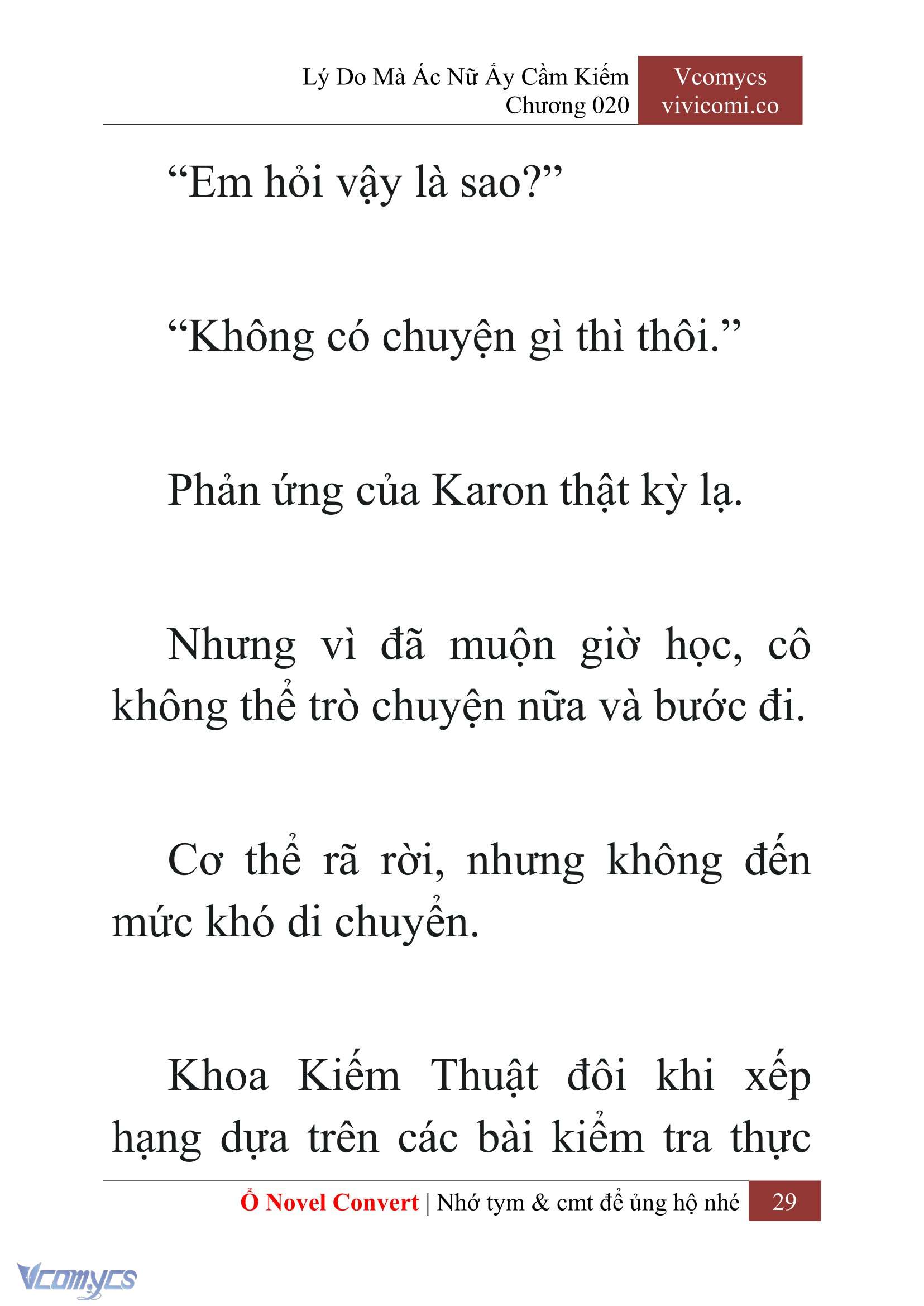 [Novel] Lý Do Mà Ác Nữ Ấy Cầm Kiếm Chapter 20 - Trang 32