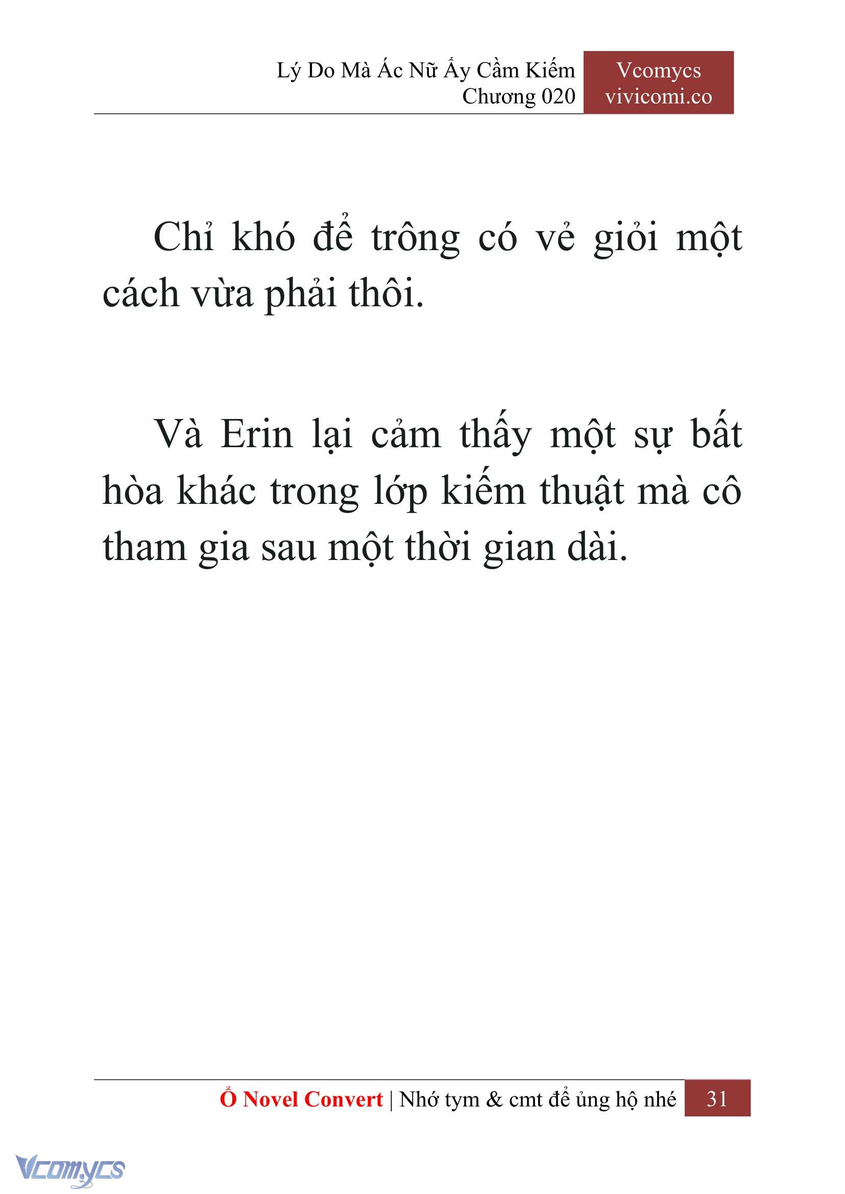 [Novel] Lý Do Mà Ác Nữ Ấy Cầm Kiếm Chapter 20 - Trang 34