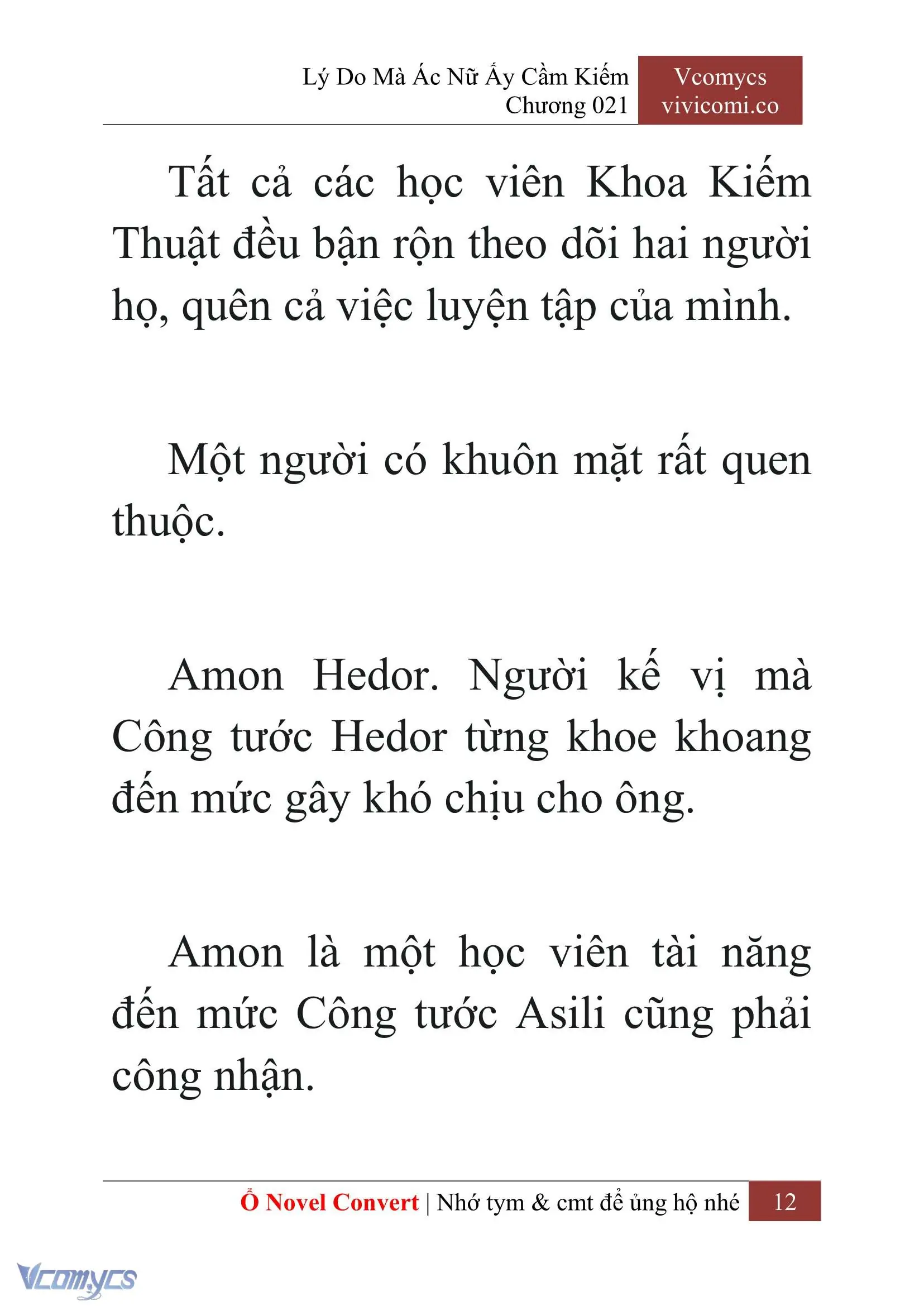 [Novel] Lý Do Mà Ác Nữ Ấy Cầm Kiếm Chapter 21 - Trang 15