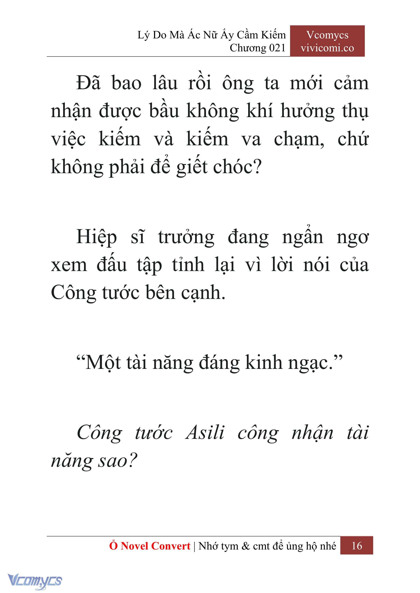 [Novel] Lý Do Mà Ác Nữ Ấy Cầm Kiếm Chapter 21 - Trang 19