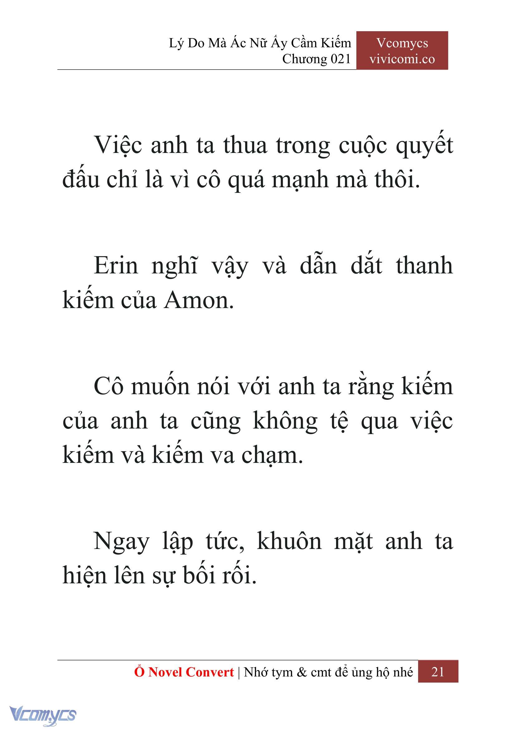 [Novel] Lý Do Mà Ác Nữ Ấy Cầm Kiếm Chapter 21 - Trang 24