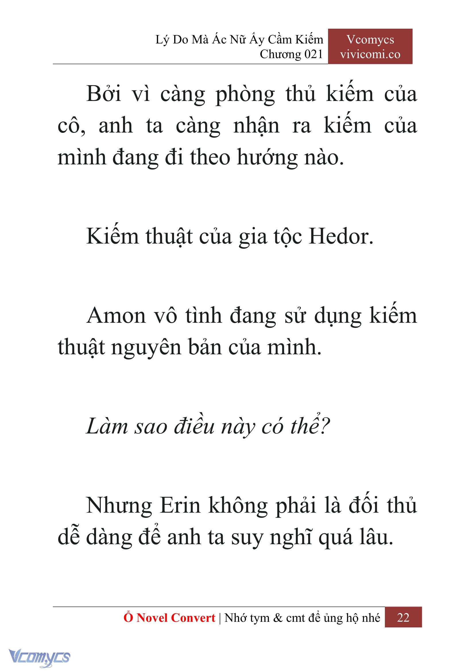 [Novel] Lý Do Mà Ác Nữ Ấy Cầm Kiếm Chapter 21 - Trang 25