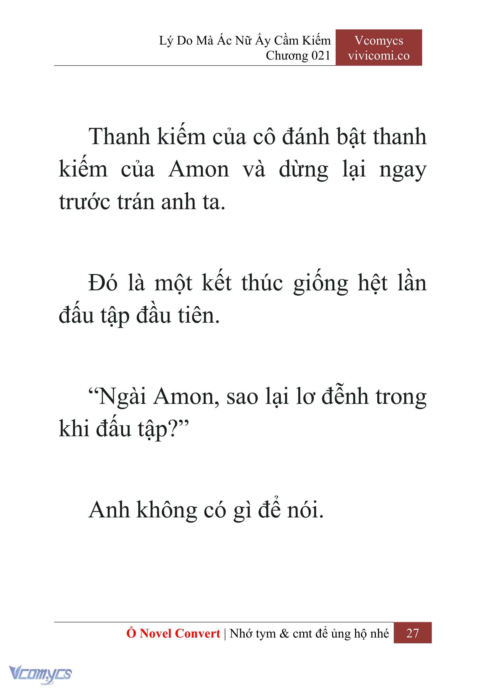 [Novel] Lý Do Mà Ác Nữ Ấy Cầm Kiếm Chapter 21 - Trang 30