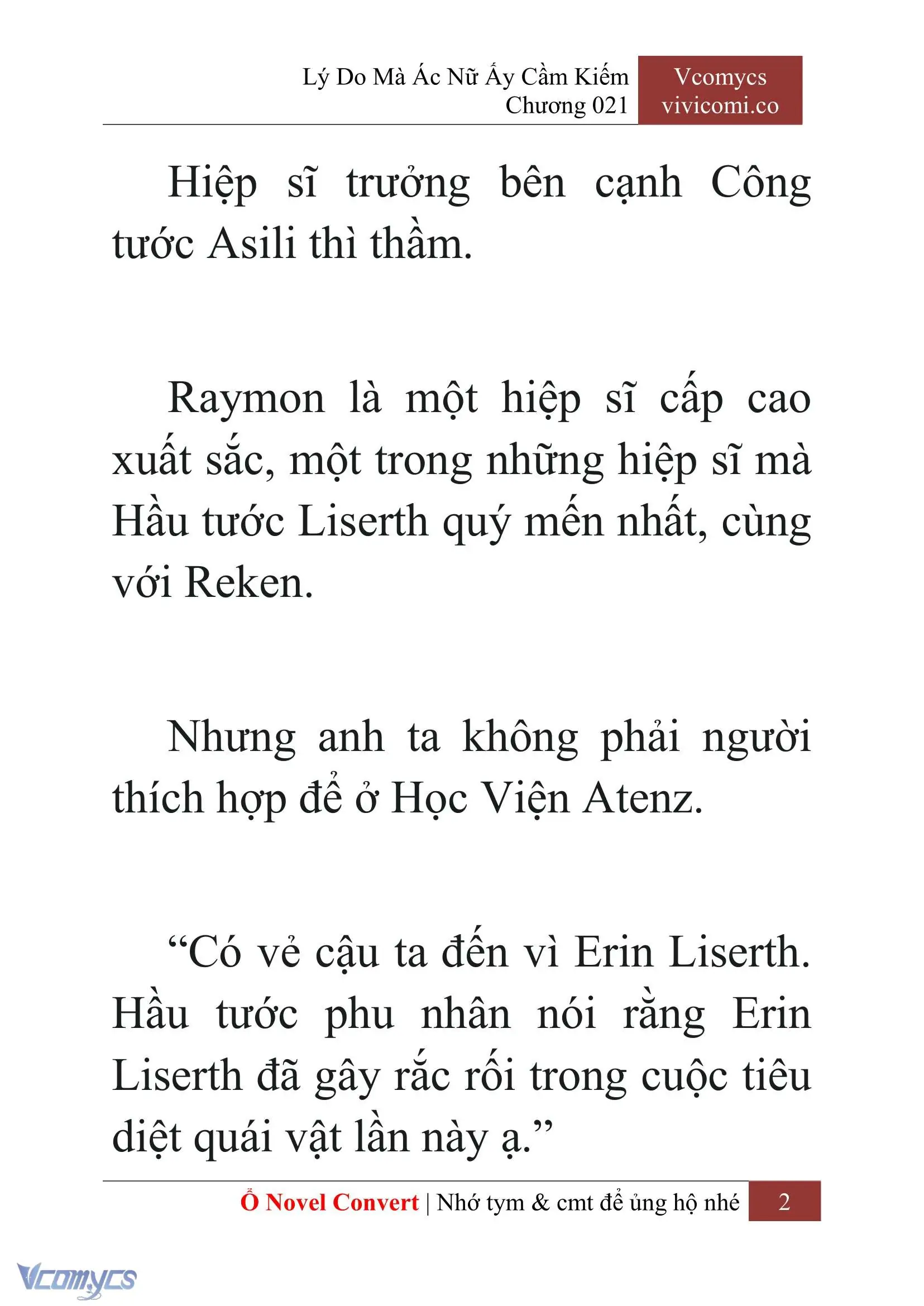 [Novel] Lý Do Mà Ác Nữ Ấy Cầm Kiếm Chapter 21 - Trang 5
