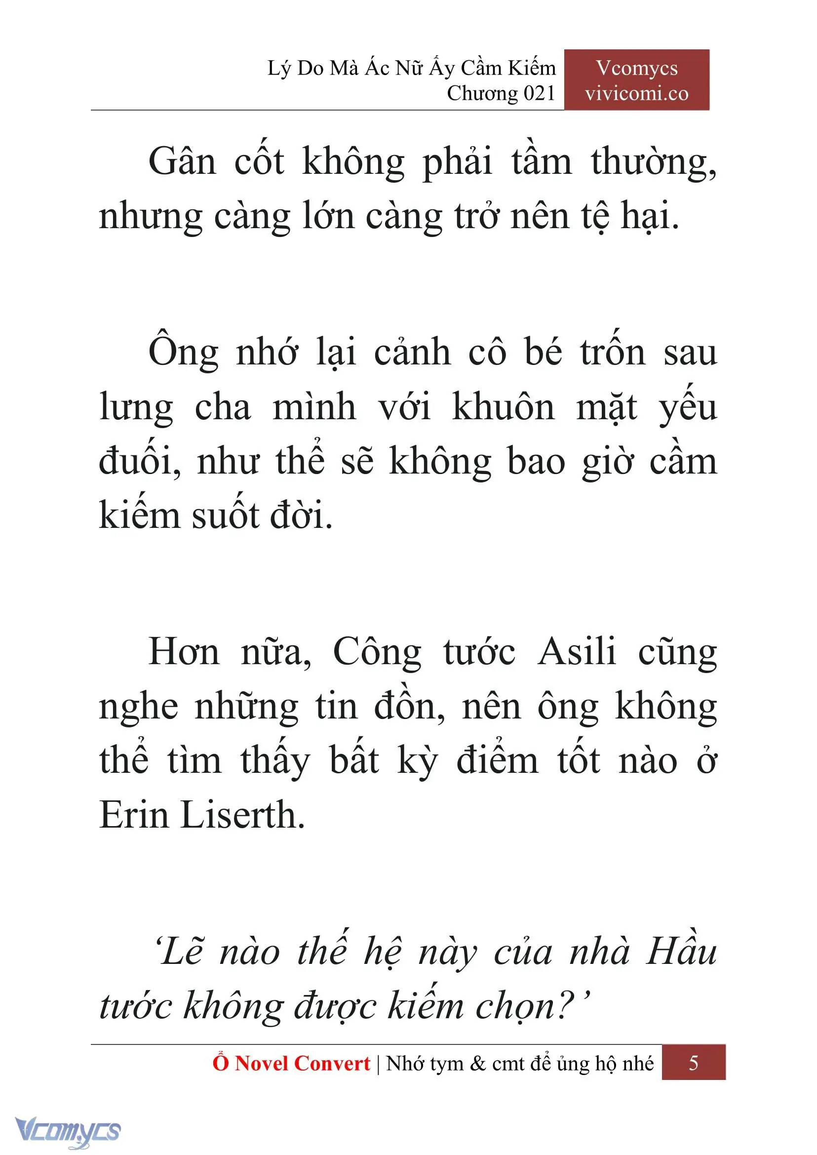 [Novel] Lý Do Mà Ác Nữ Ấy Cầm Kiếm Chapter 21 - Trang 8