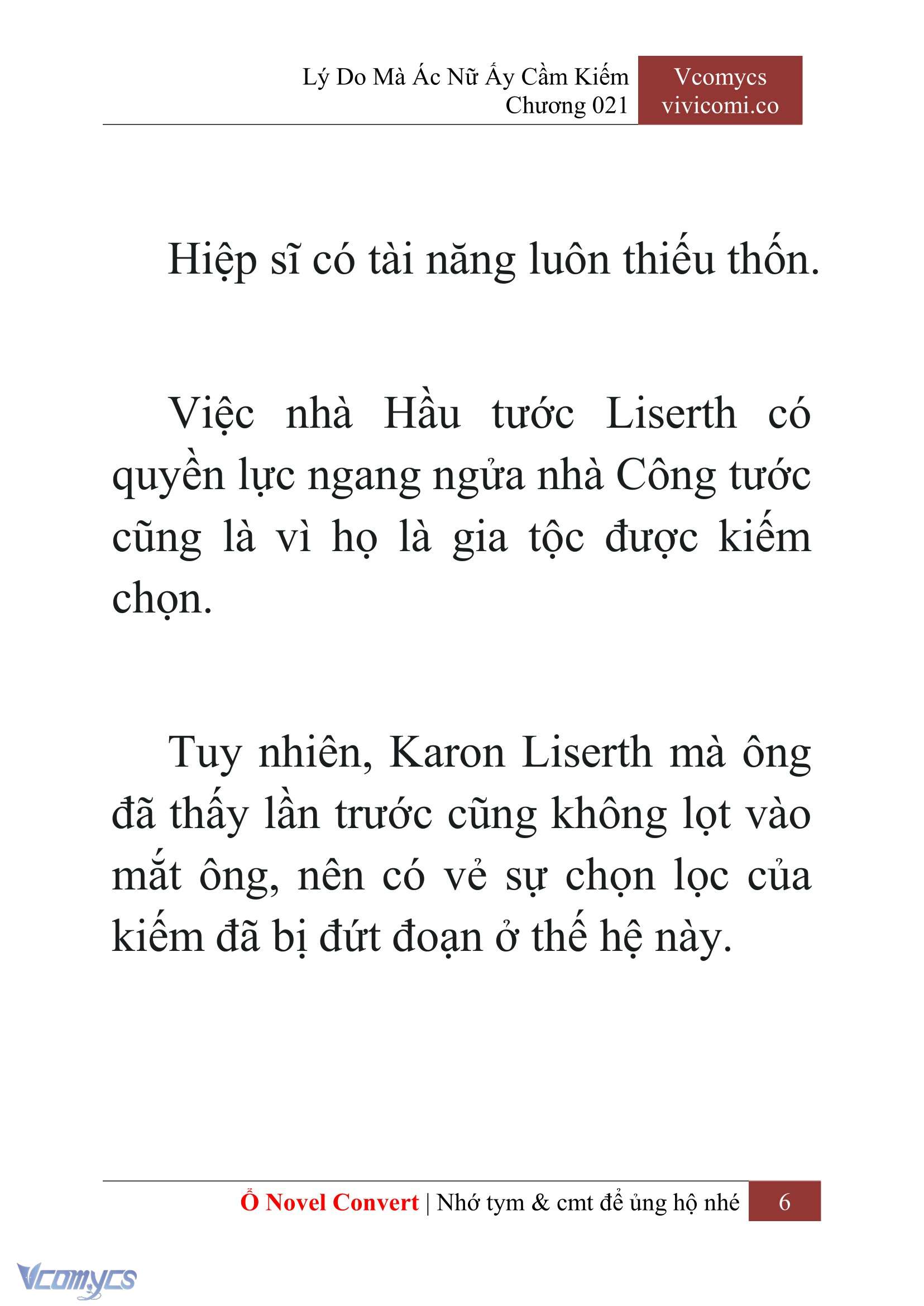 [Novel] Lý Do Mà Ác Nữ Ấy Cầm Kiếm Chapter 21 - Trang 9