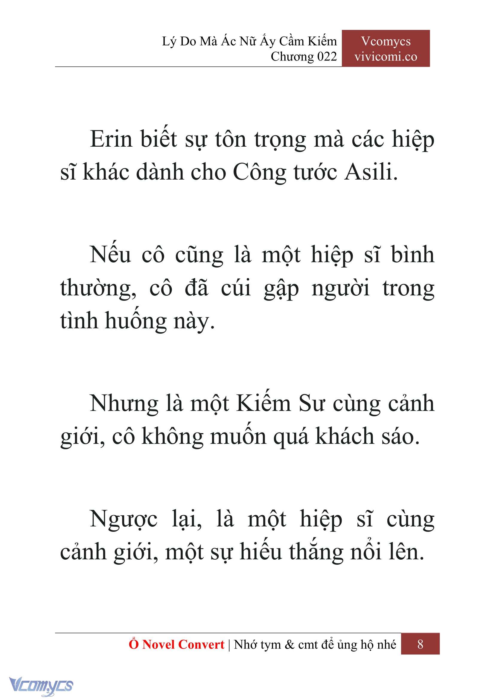 [Novel] Lý Do Mà Ác Nữ Ấy Cầm Kiếm Chapter 22 - Trang 11