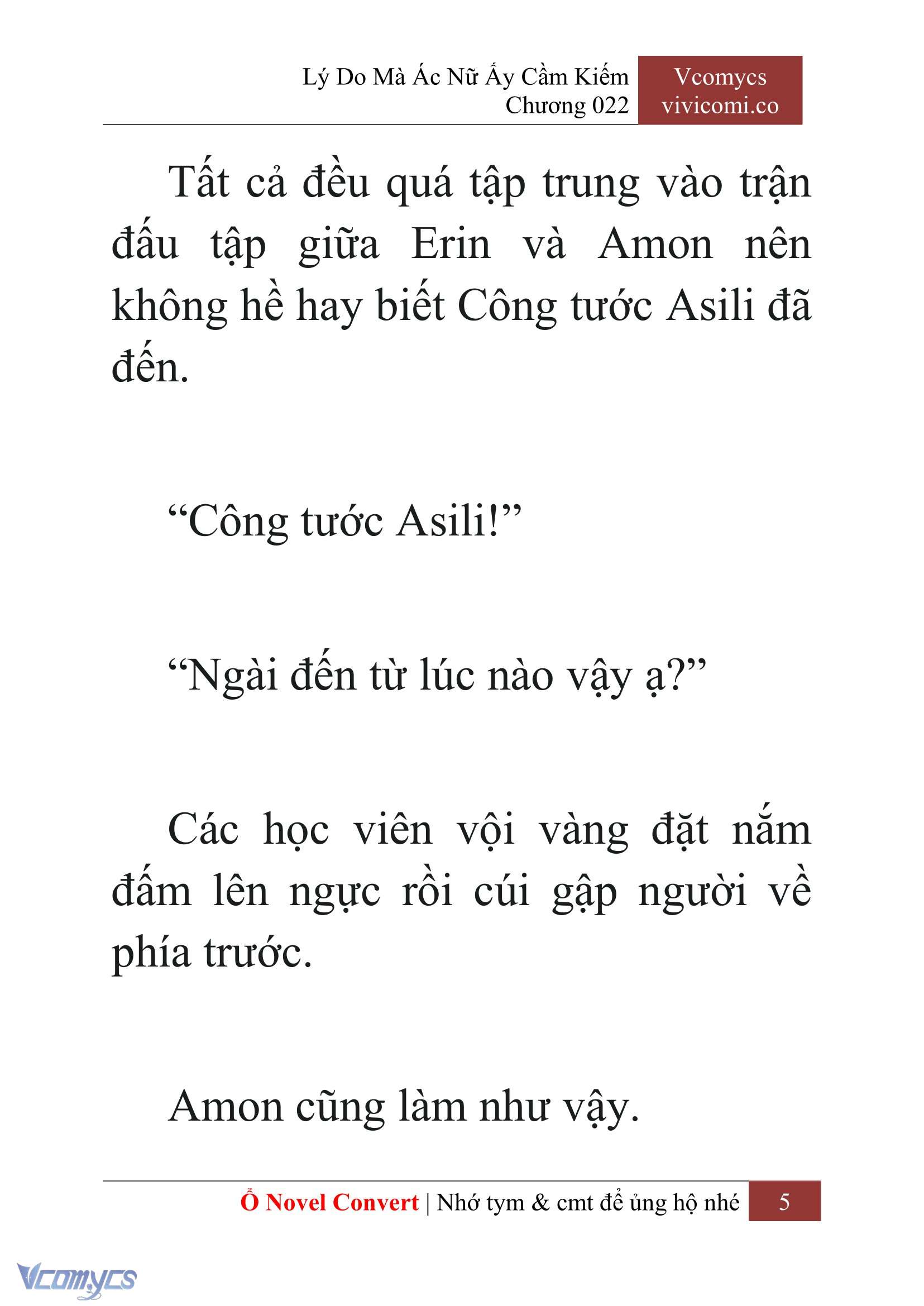 [Novel] Lý Do Mà Ác Nữ Ấy Cầm Kiếm Chapter 22 - Trang 8