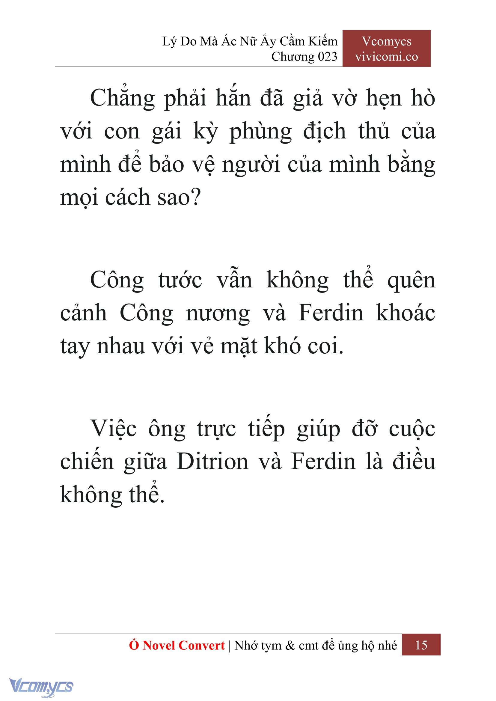 [Novel] Lý Do Mà Ác Nữ Ấy Cầm Kiếm Chapter 23 - Trang 18