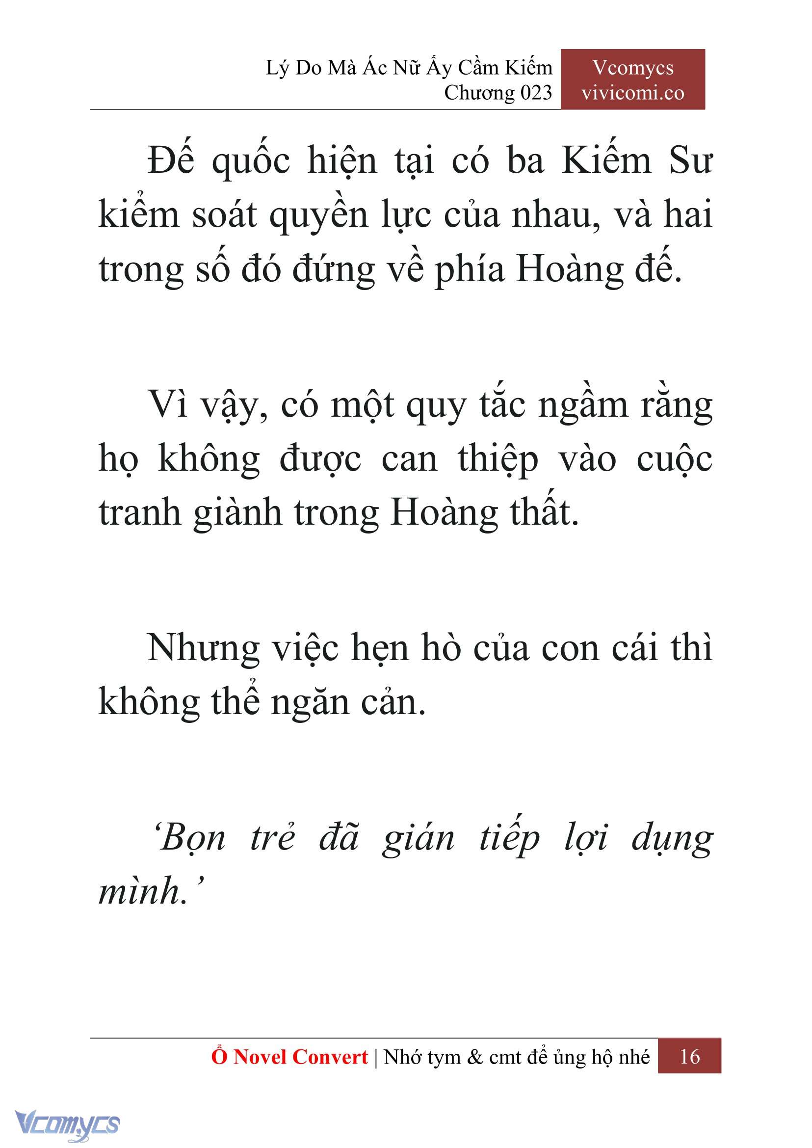 [Novel] Lý Do Mà Ác Nữ Ấy Cầm Kiếm Chapter 23 - Trang 19