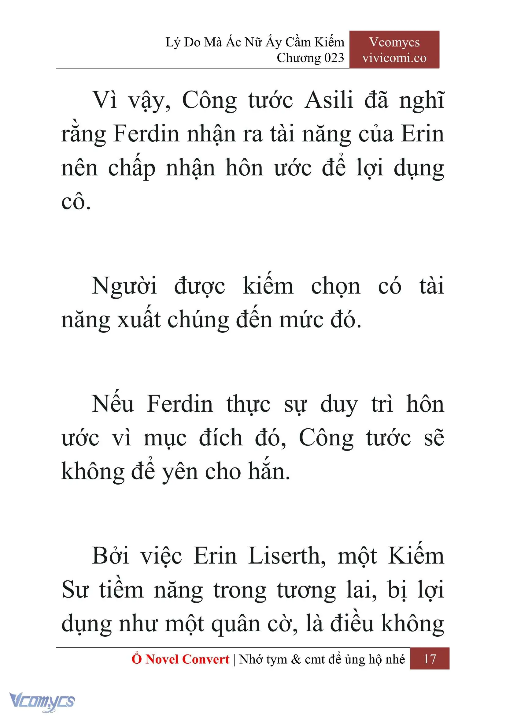 [Novel] Lý Do Mà Ác Nữ Ấy Cầm Kiếm Chapter 23 - Trang 20