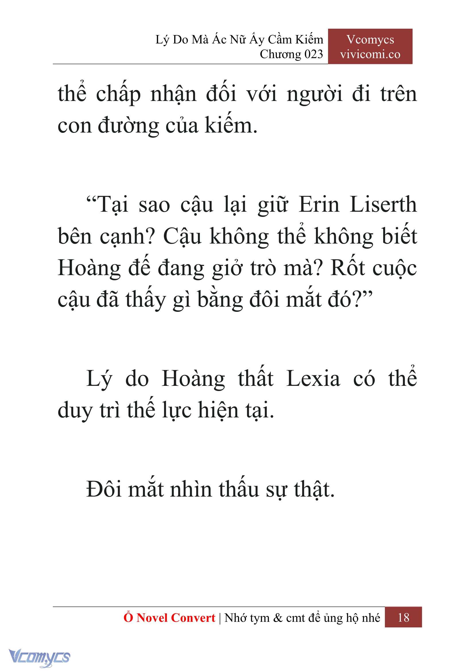 [Novel] Lý Do Mà Ác Nữ Ấy Cầm Kiếm Chapter 23 - Trang 21