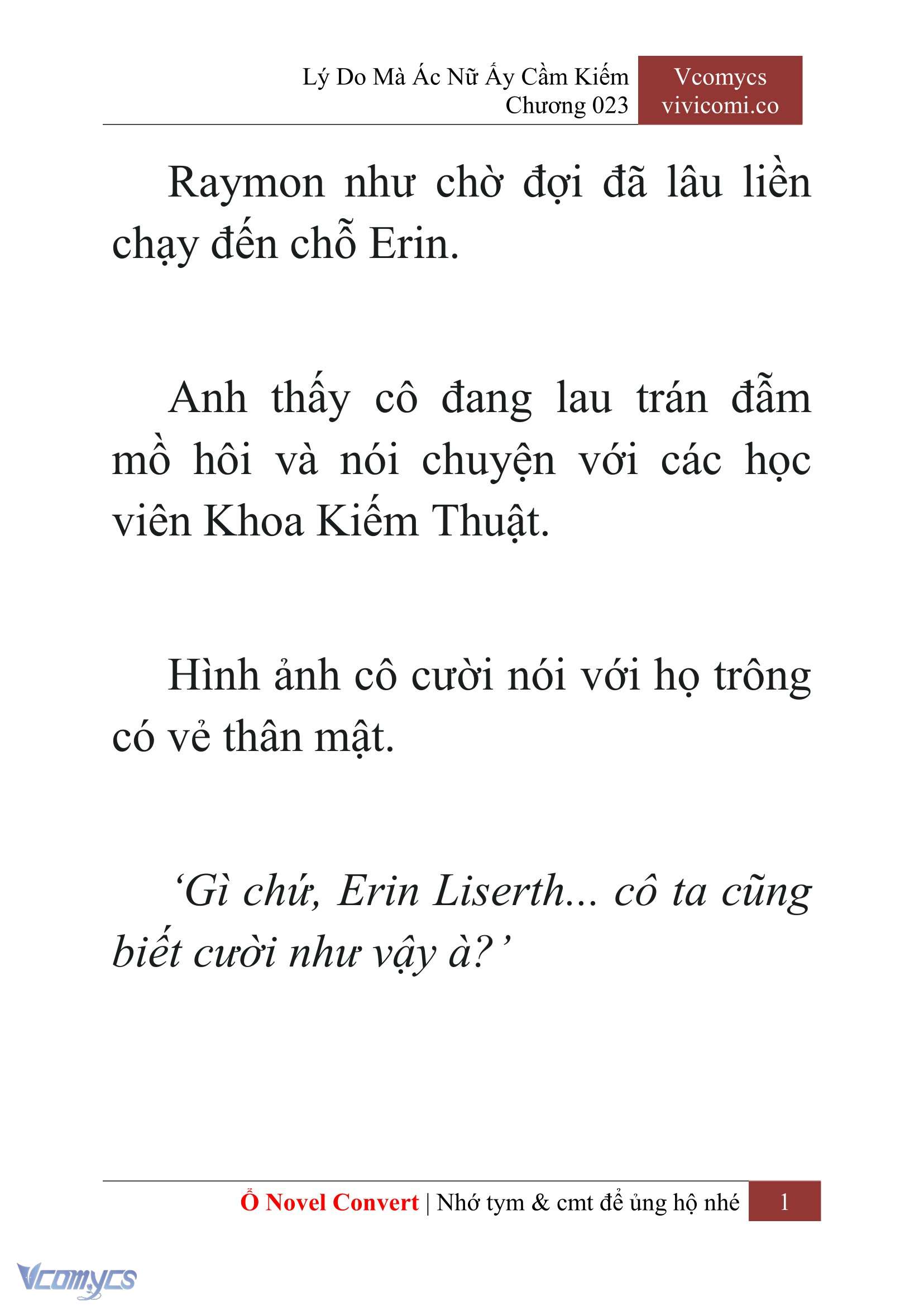 [Novel] Lý Do Mà Ác Nữ Ấy Cầm Kiếm Chapter 23 - Trang 4