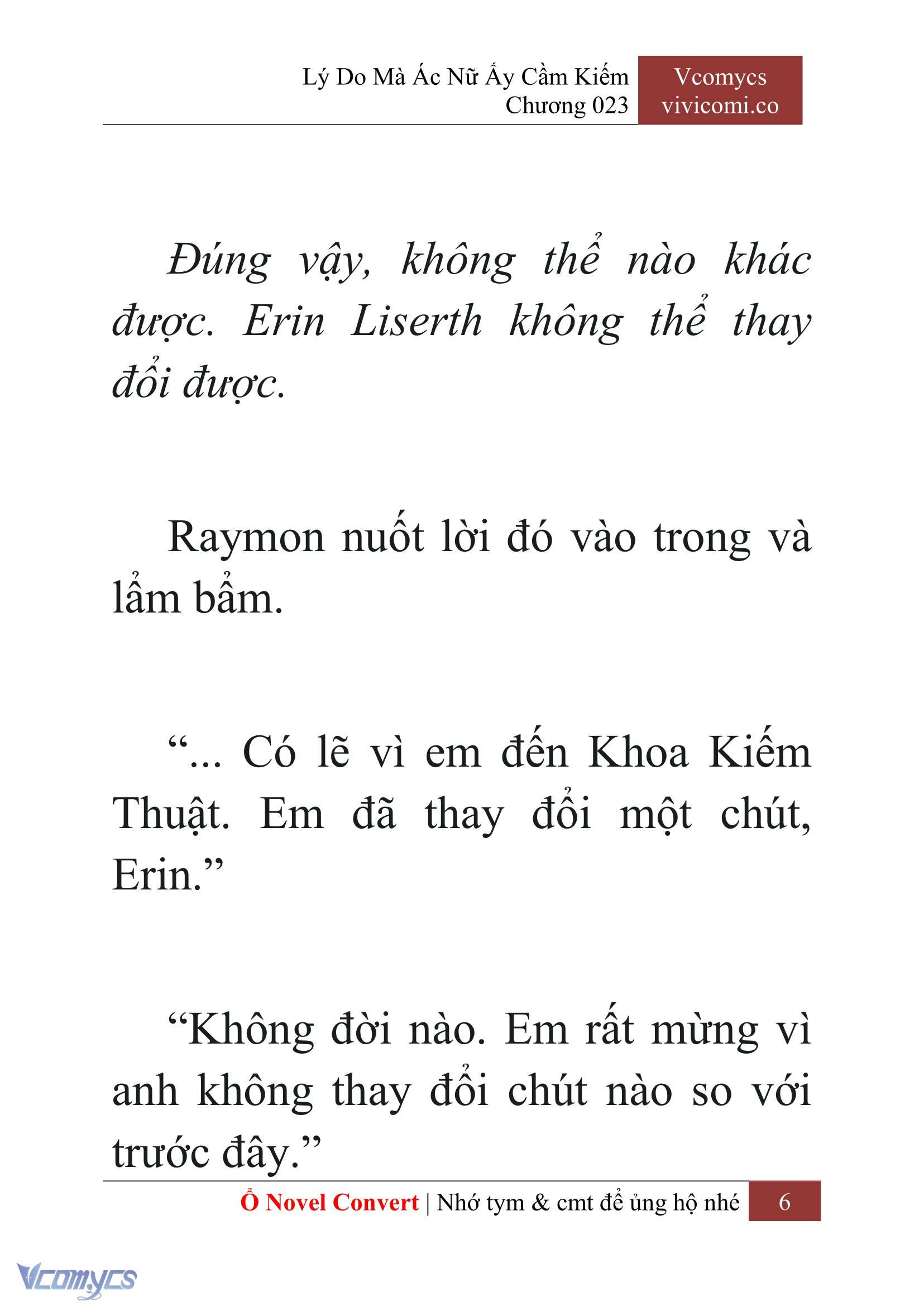 [Novel] Lý Do Mà Ác Nữ Ấy Cầm Kiếm Chapter 23 - Trang 9