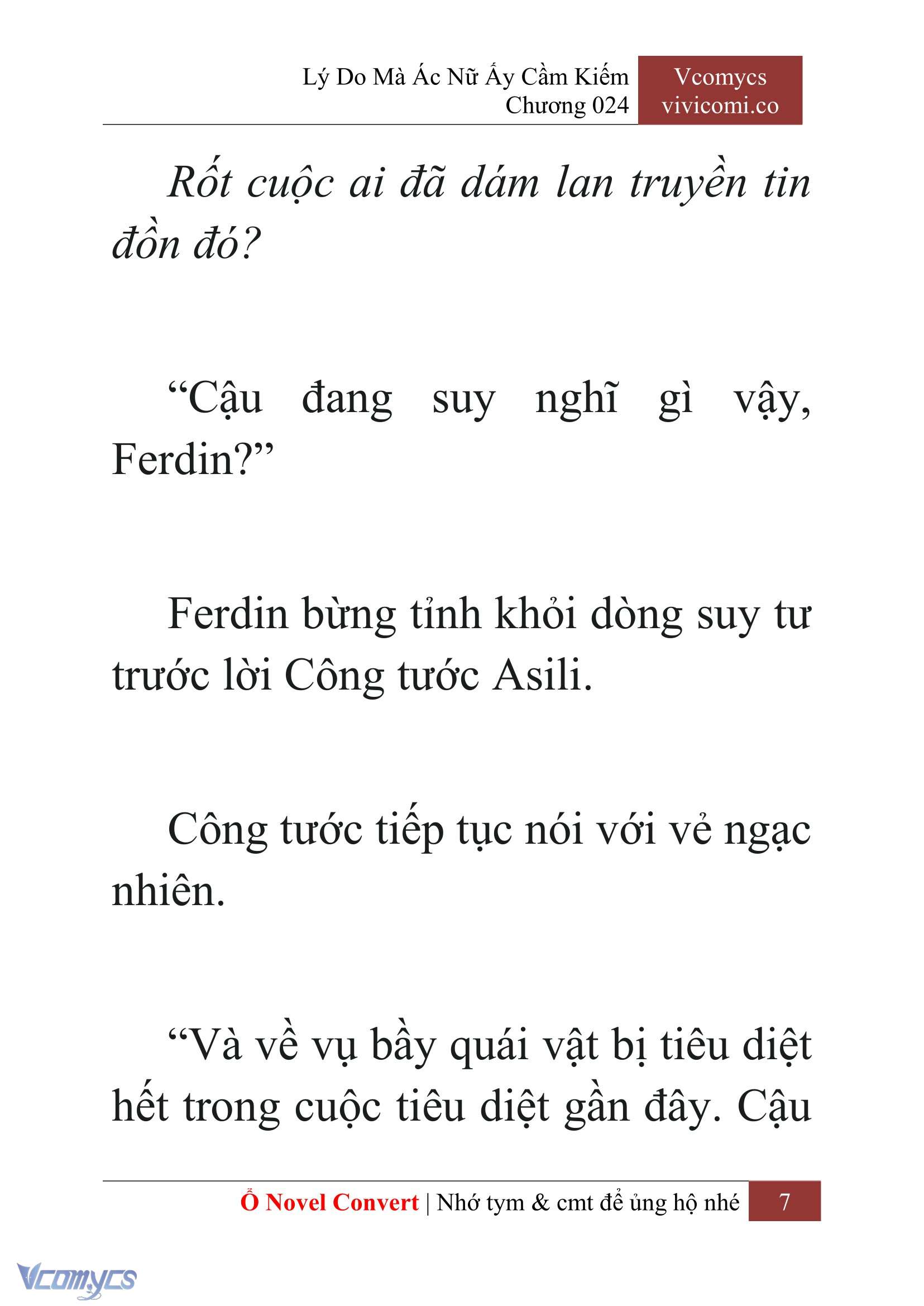 [Novel] Lý Do Mà Ác Nữ Ấy Cầm Kiếm Chapter 24 - Trang 10