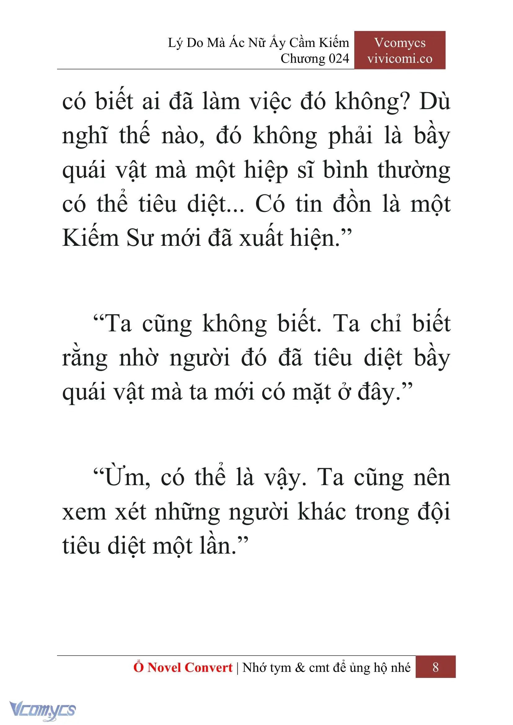 [Novel] Lý Do Mà Ác Nữ Ấy Cầm Kiếm Chapter 24 - Trang 11