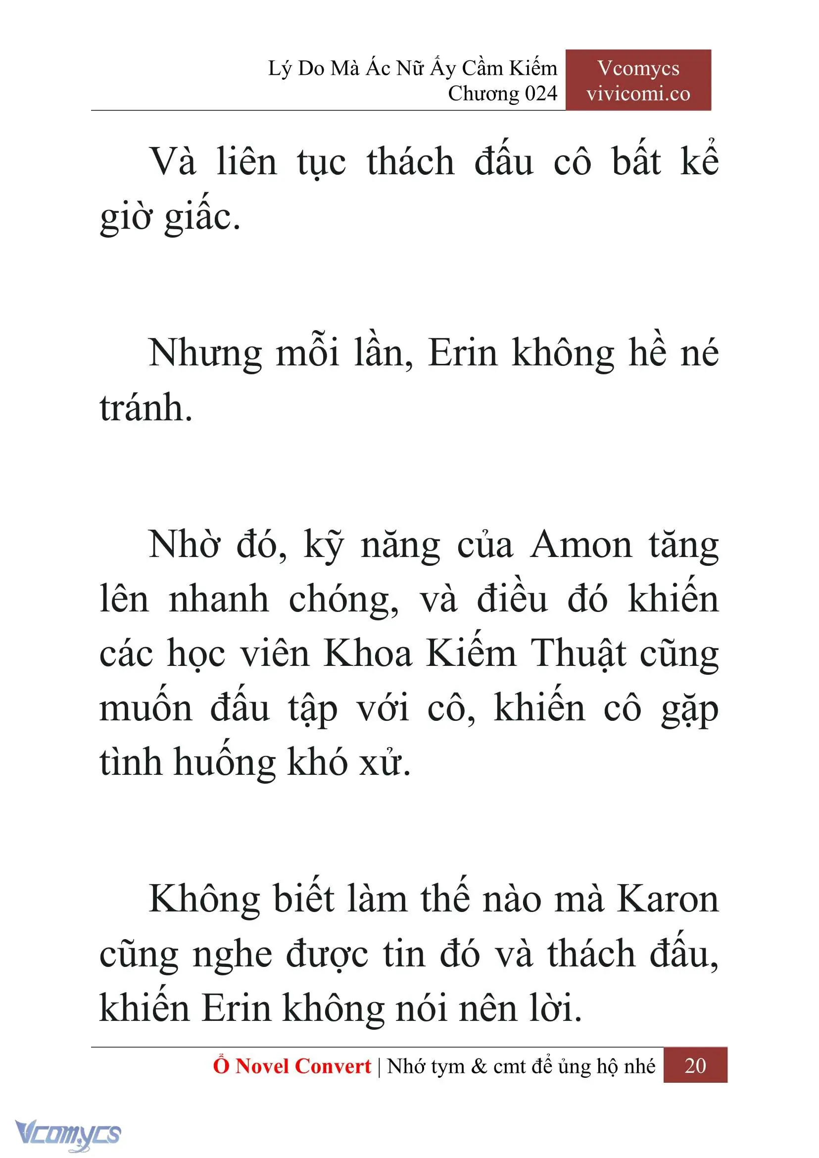 [Novel] Lý Do Mà Ác Nữ Ấy Cầm Kiếm Chapter 24 - Trang 23