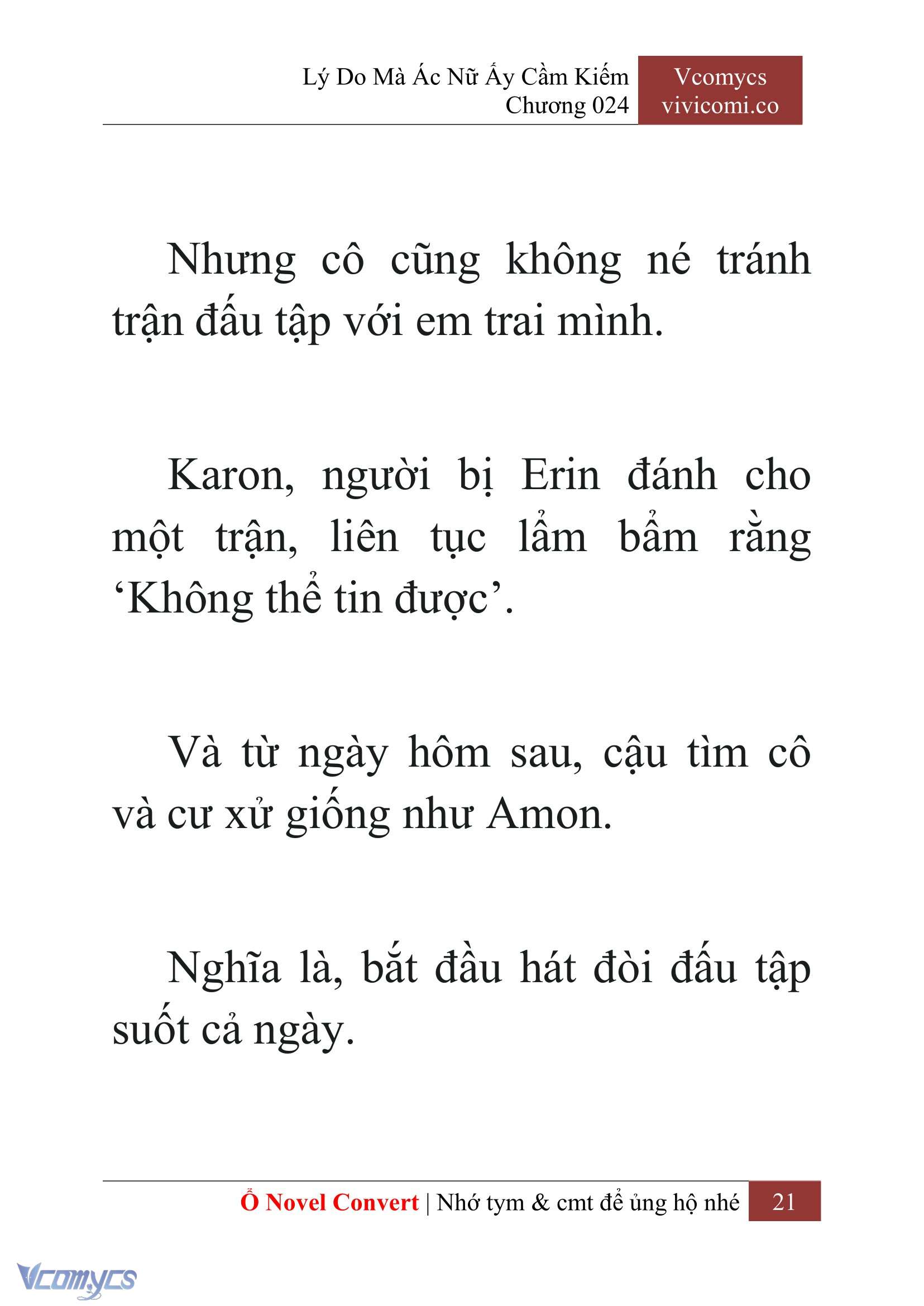 [Novel] Lý Do Mà Ác Nữ Ấy Cầm Kiếm Chapter 24 - Trang 24