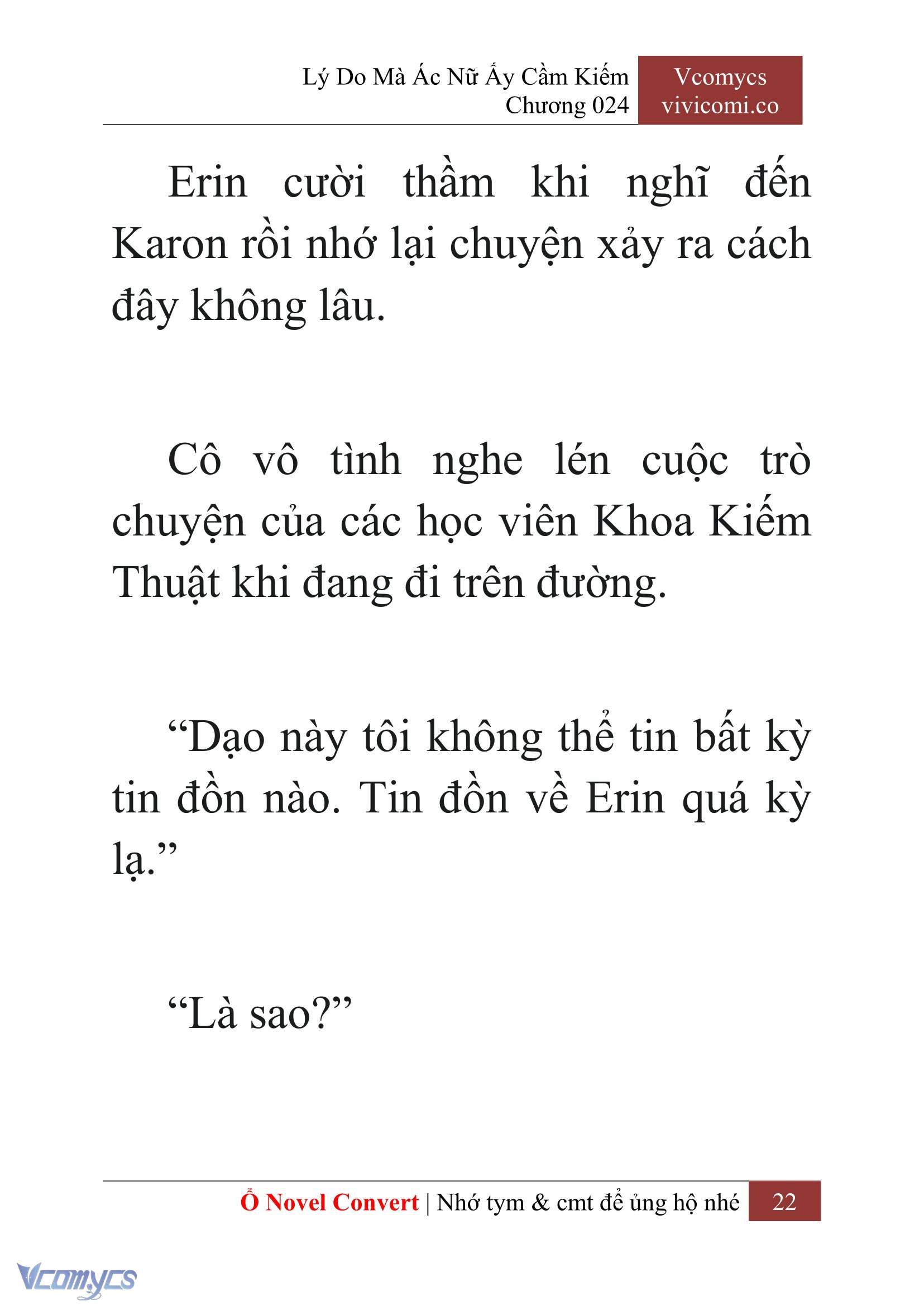 [Novel] Lý Do Mà Ác Nữ Ấy Cầm Kiếm Chapter 24 - Trang 25