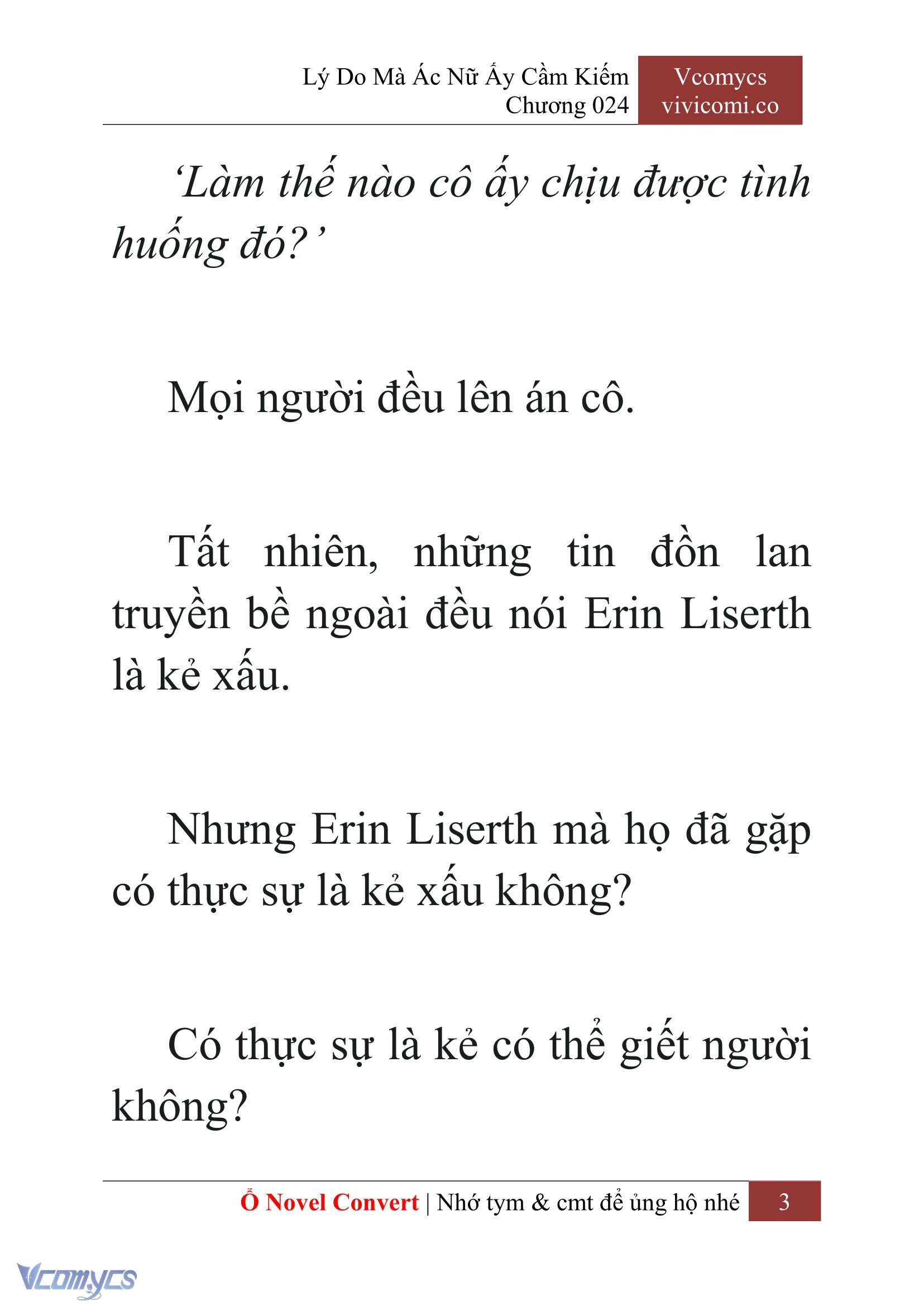 [Novel] Lý Do Mà Ác Nữ Ấy Cầm Kiếm Chapter 24 - Trang 6