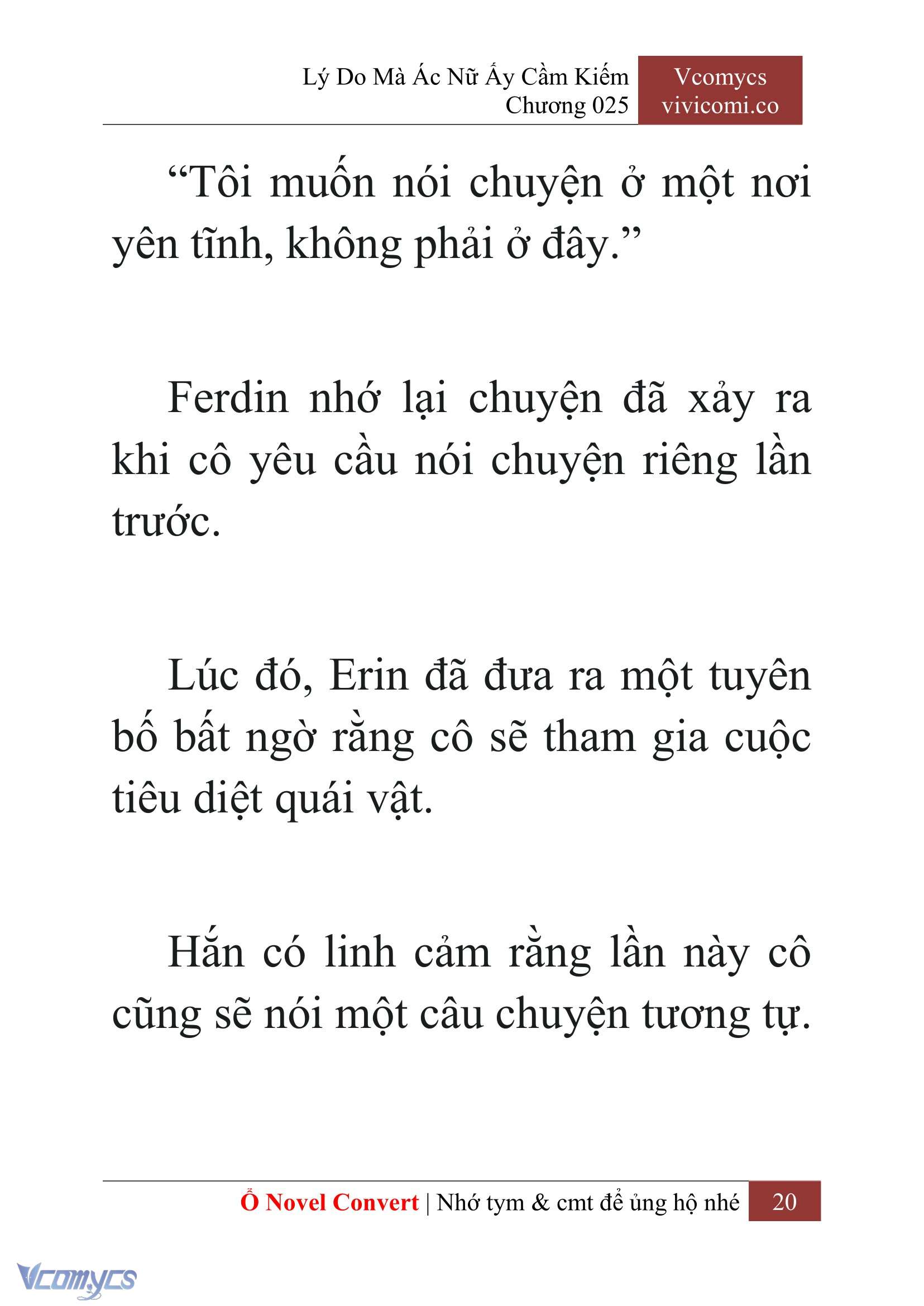 [Novel] Lý Do Mà Ác Nữ Ấy Cầm Kiếm Chapter 25 - Trang 23