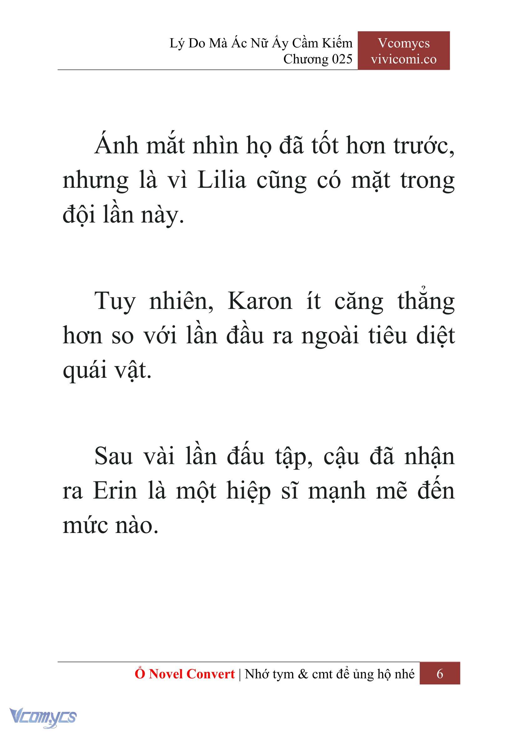 [Novel] Lý Do Mà Ác Nữ Ấy Cầm Kiếm Chapter 25 - Trang 9