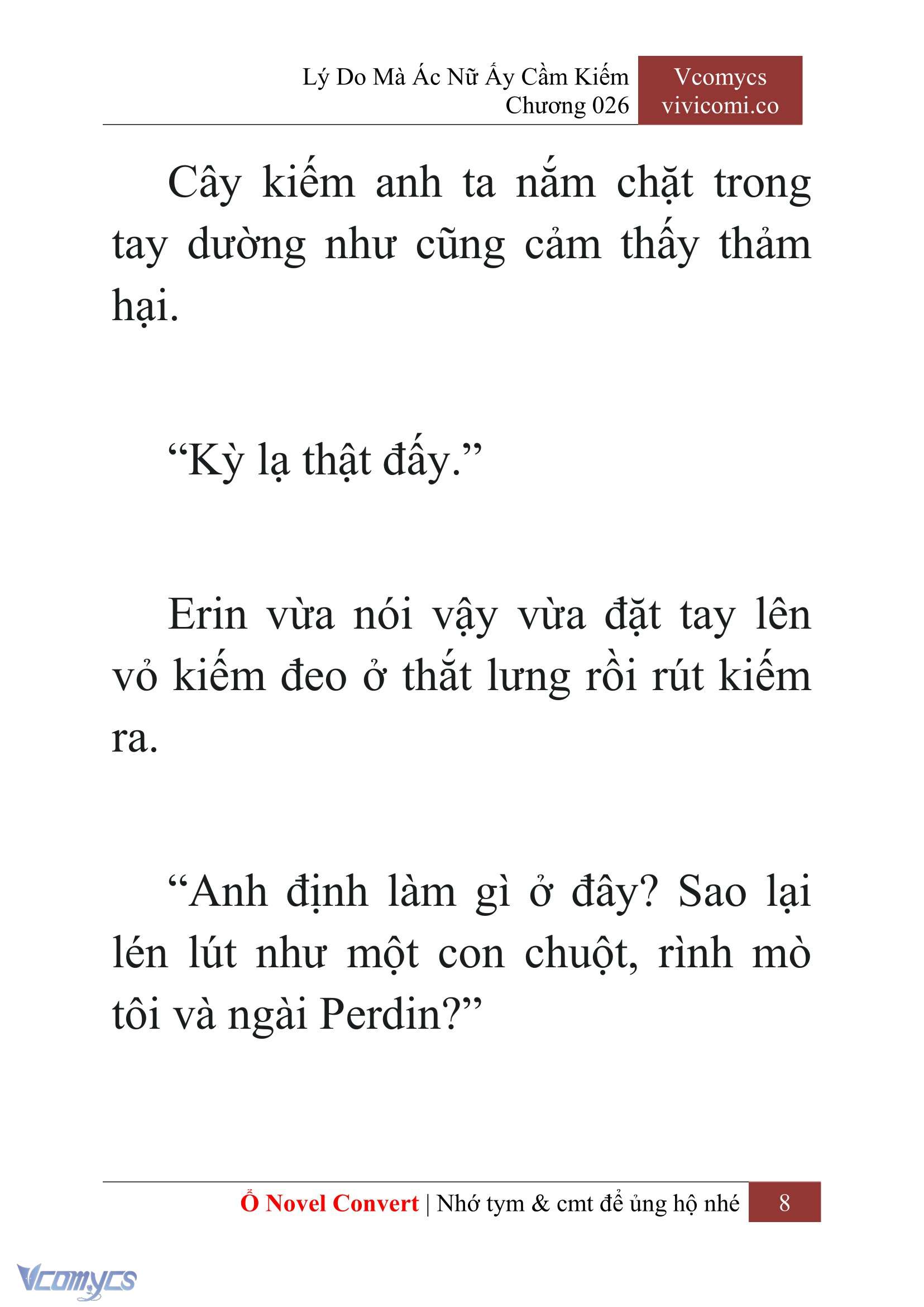[Novel] Lý Do Mà Ác Nữ Ấy Cầm Kiếm Chapter 26 - Trang 11
