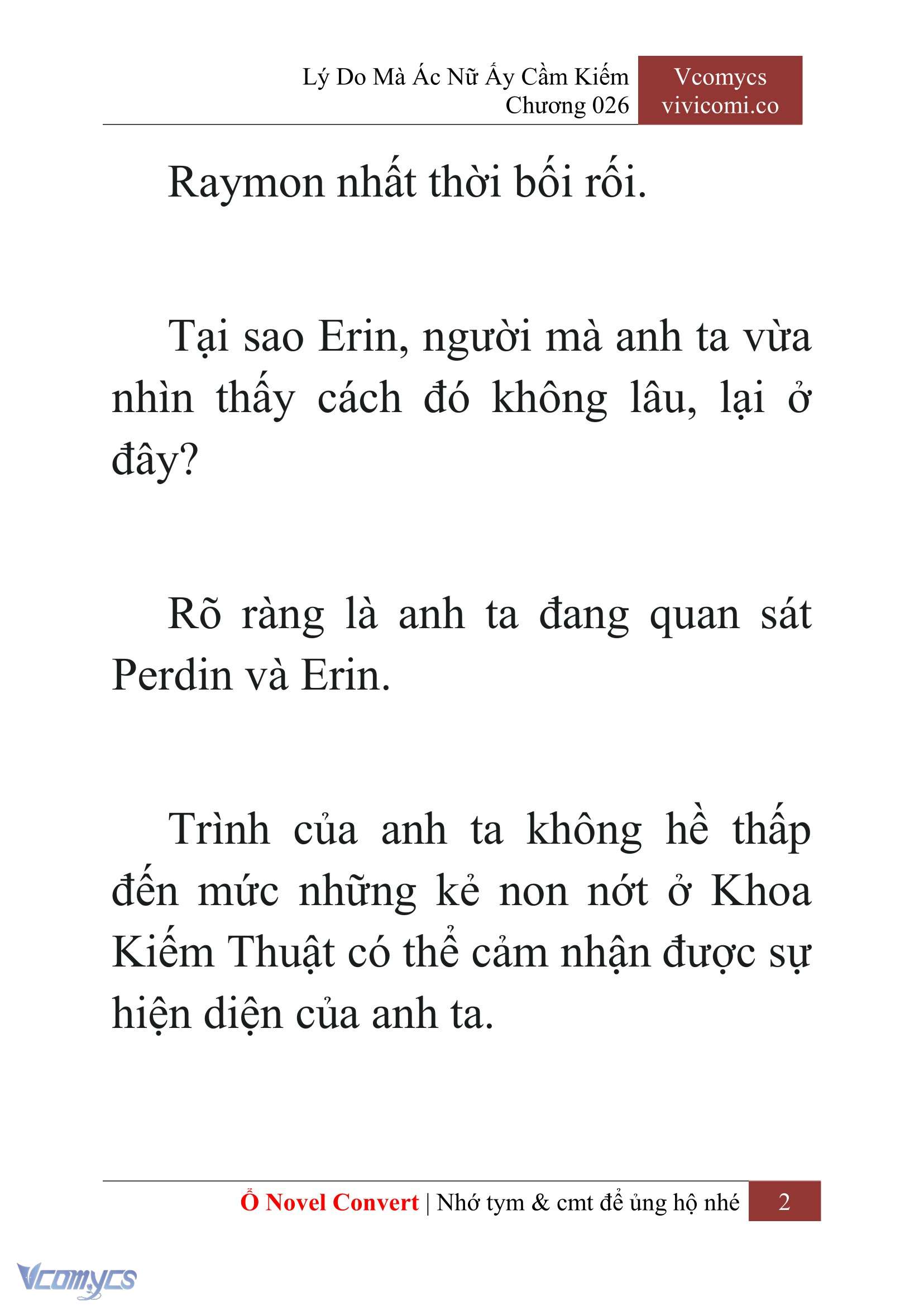 [Novel] Lý Do Mà Ác Nữ Ấy Cầm Kiếm Chapter 26 - Trang 5