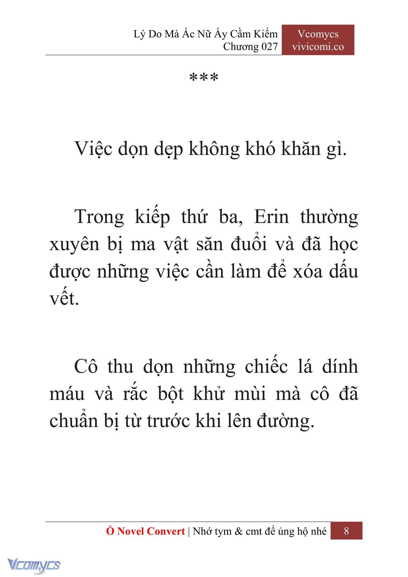 [Novel] Lý Do Mà Ác Nữ Ấy Cầm Kiếm Chapter 27 - Trang 11