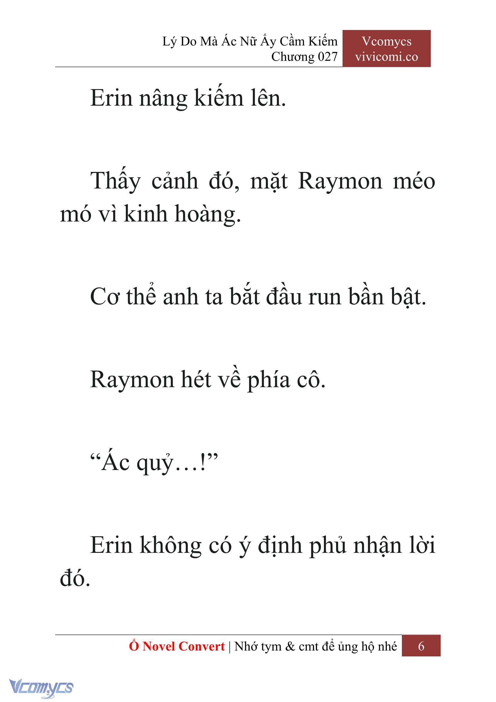 [Novel] Lý Do Mà Ác Nữ Ấy Cầm Kiếm Chapter 27 - Trang 9