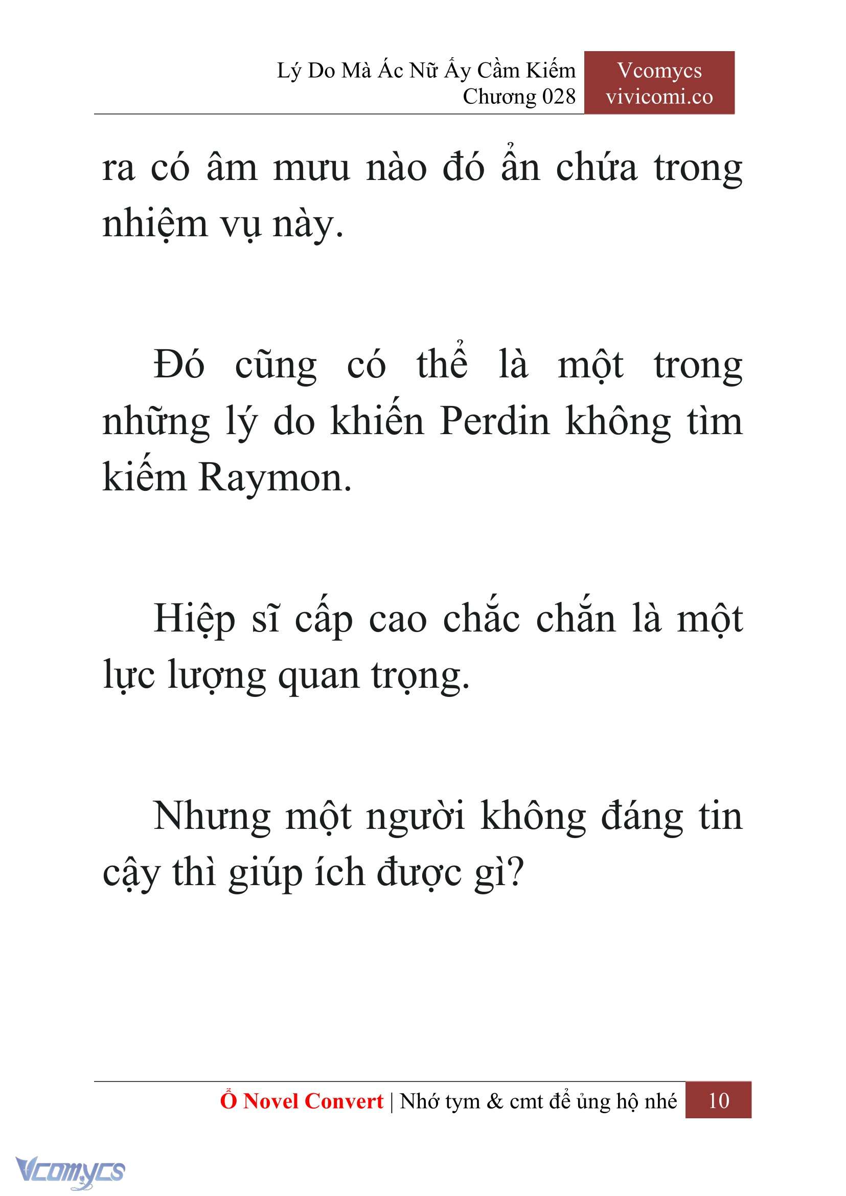 [Novel] Lý Do Mà Ác Nữ Ấy Cầm Kiếm Chapter 28 - Trang 13