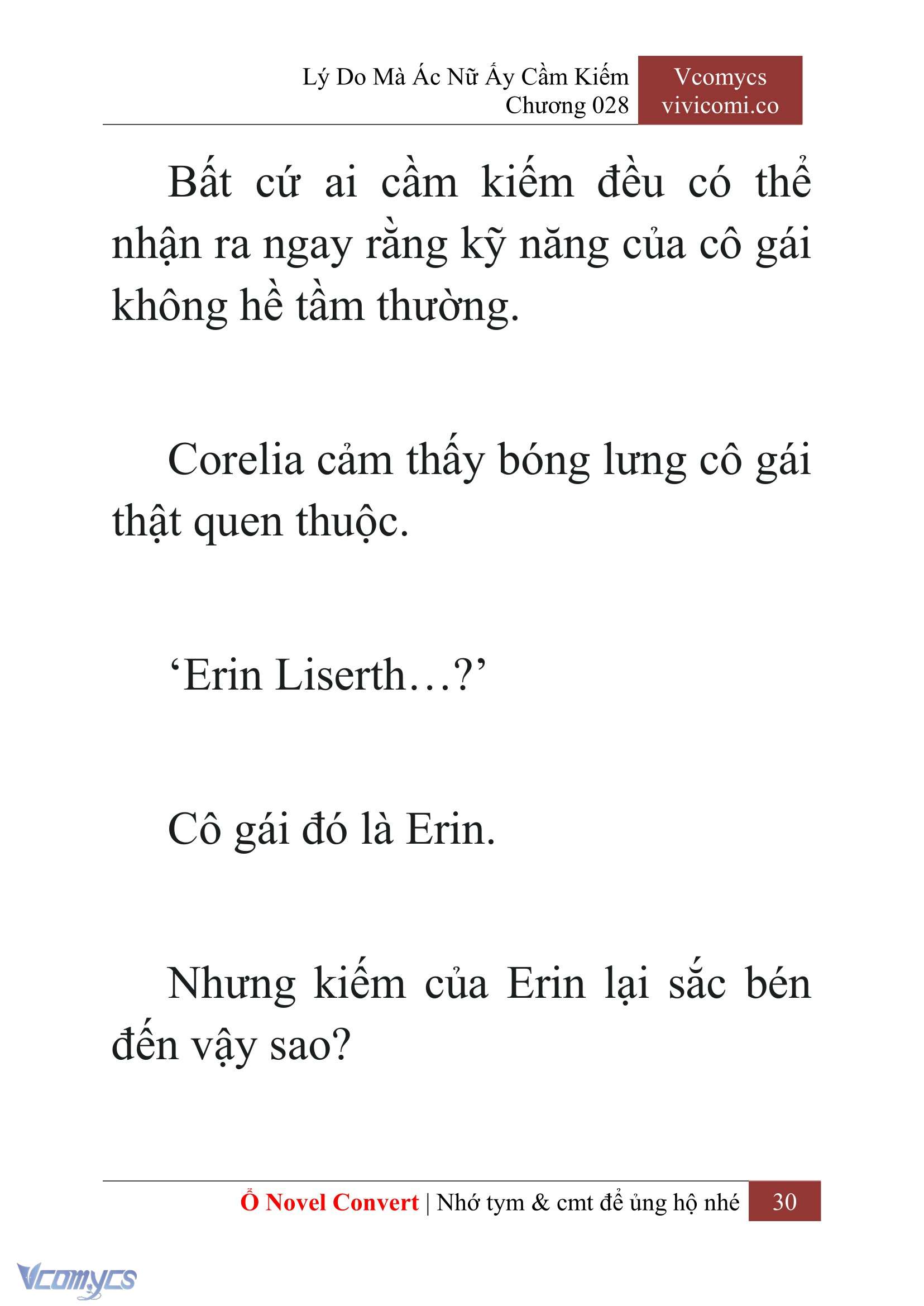 [Novel] Lý Do Mà Ác Nữ Ấy Cầm Kiếm Chapter 28 - Trang 32