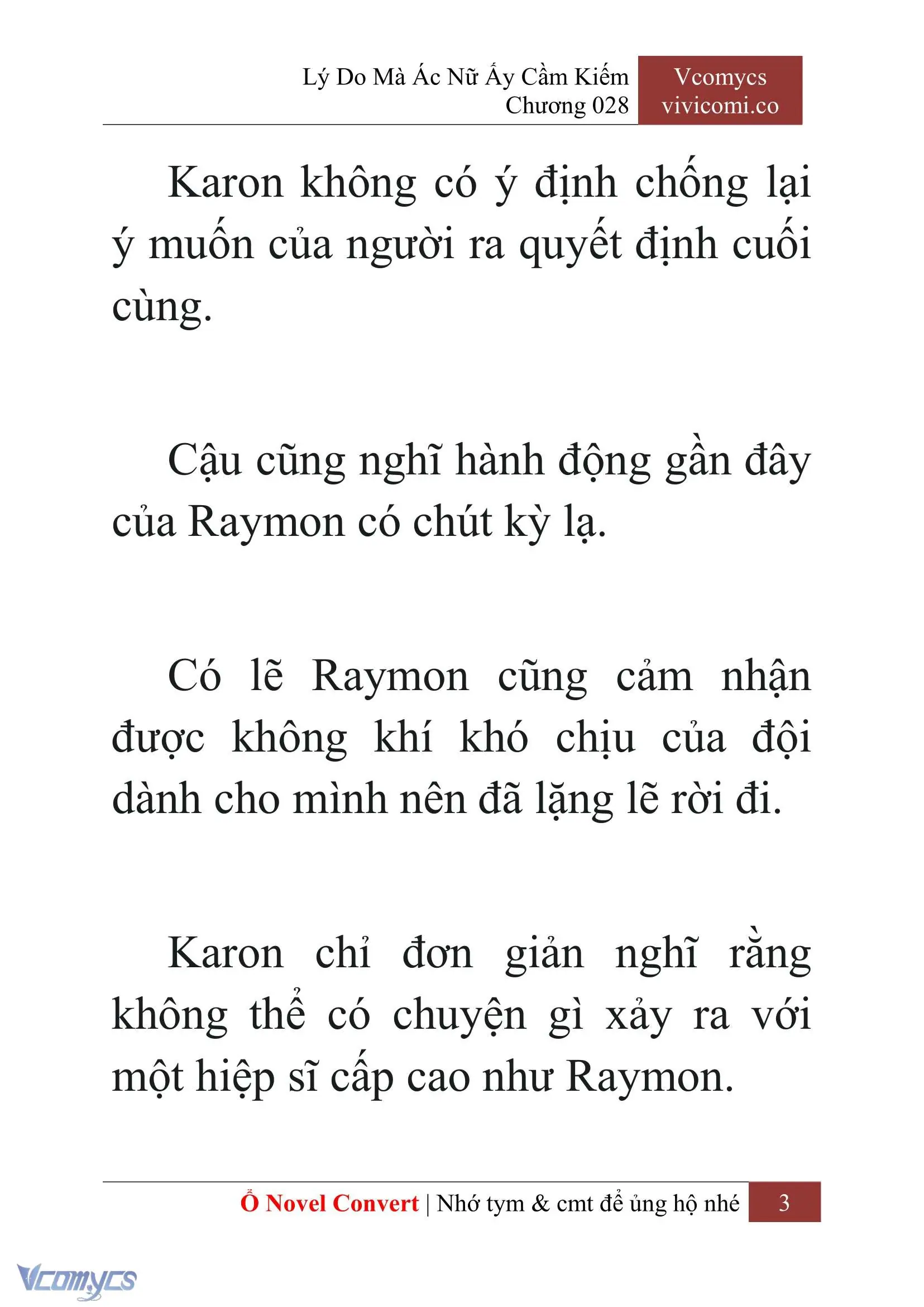 [Novel] Lý Do Mà Ác Nữ Ấy Cầm Kiếm Chapter 28 - Trang 6