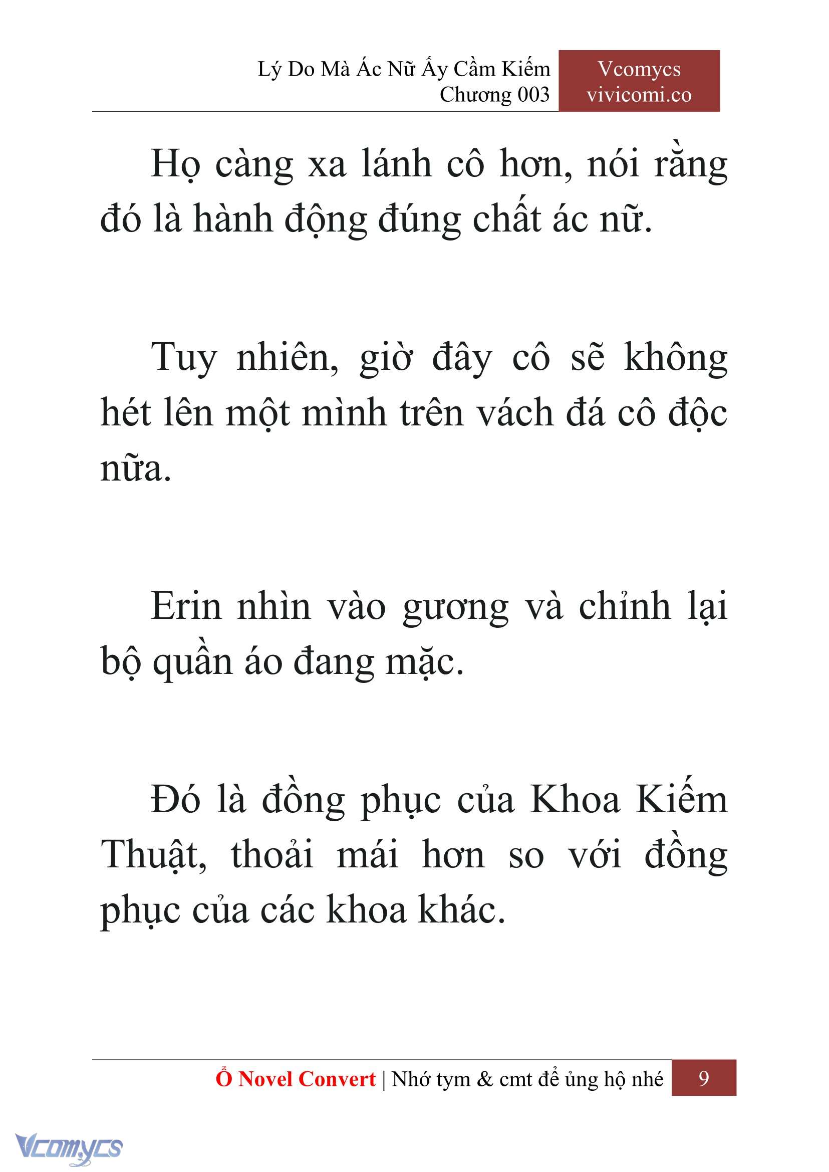 [Novel] Lý Do Mà Ác Nữ Ấy Cầm Kiếm Chapter 3 - Trang 12