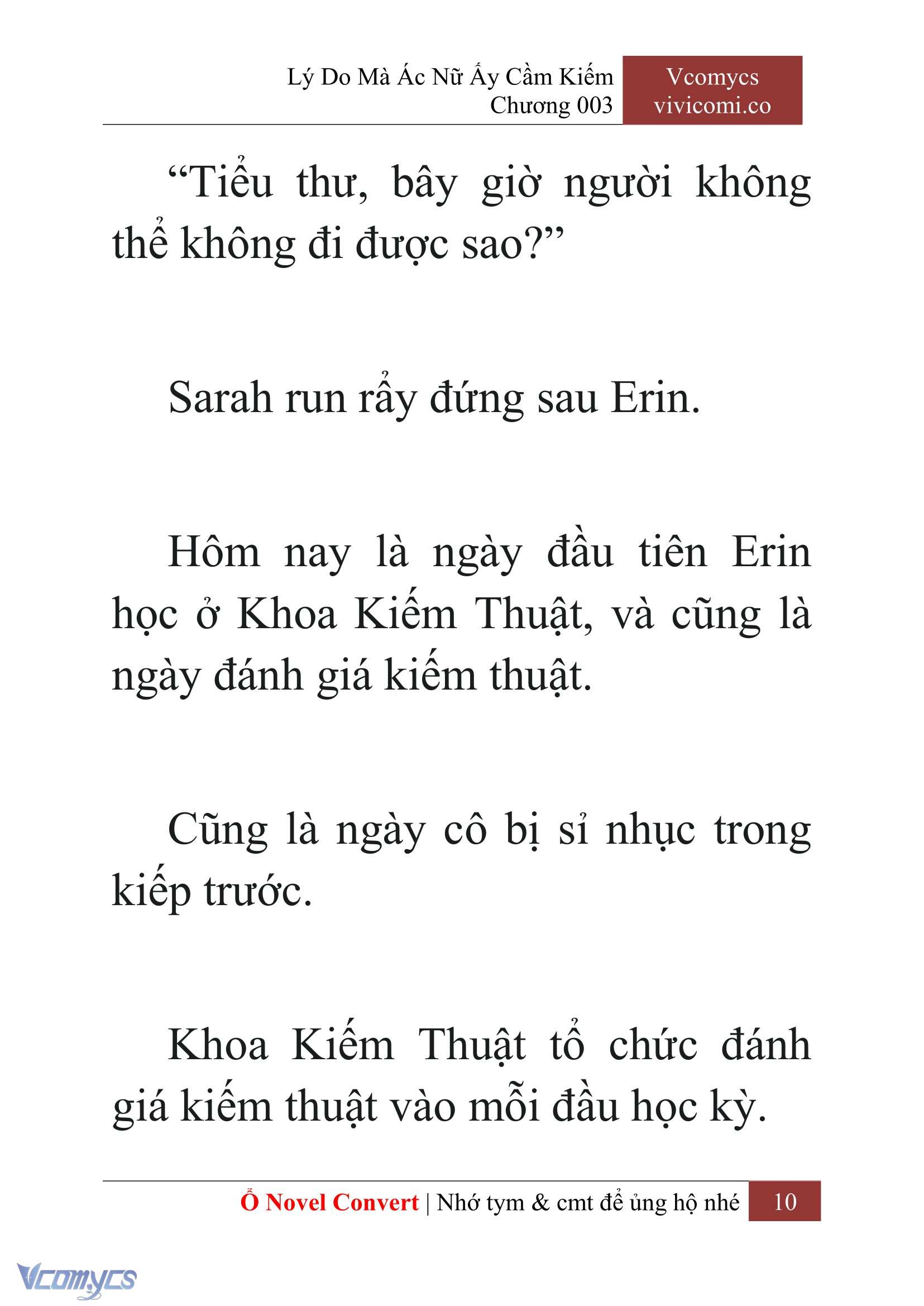 [Novel] Lý Do Mà Ác Nữ Ấy Cầm Kiếm Chapter 3 - Trang 13