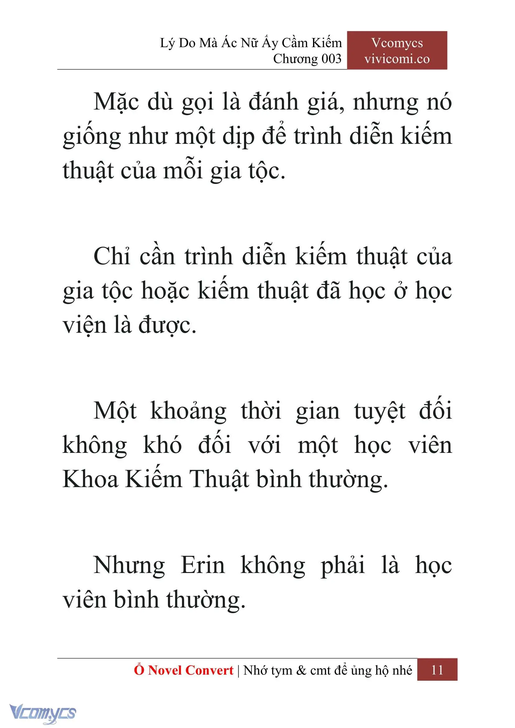 [Novel] Lý Do Mà Ác Nữ Ấy Cầm Kiếm Chapter 3 - Trang 14
